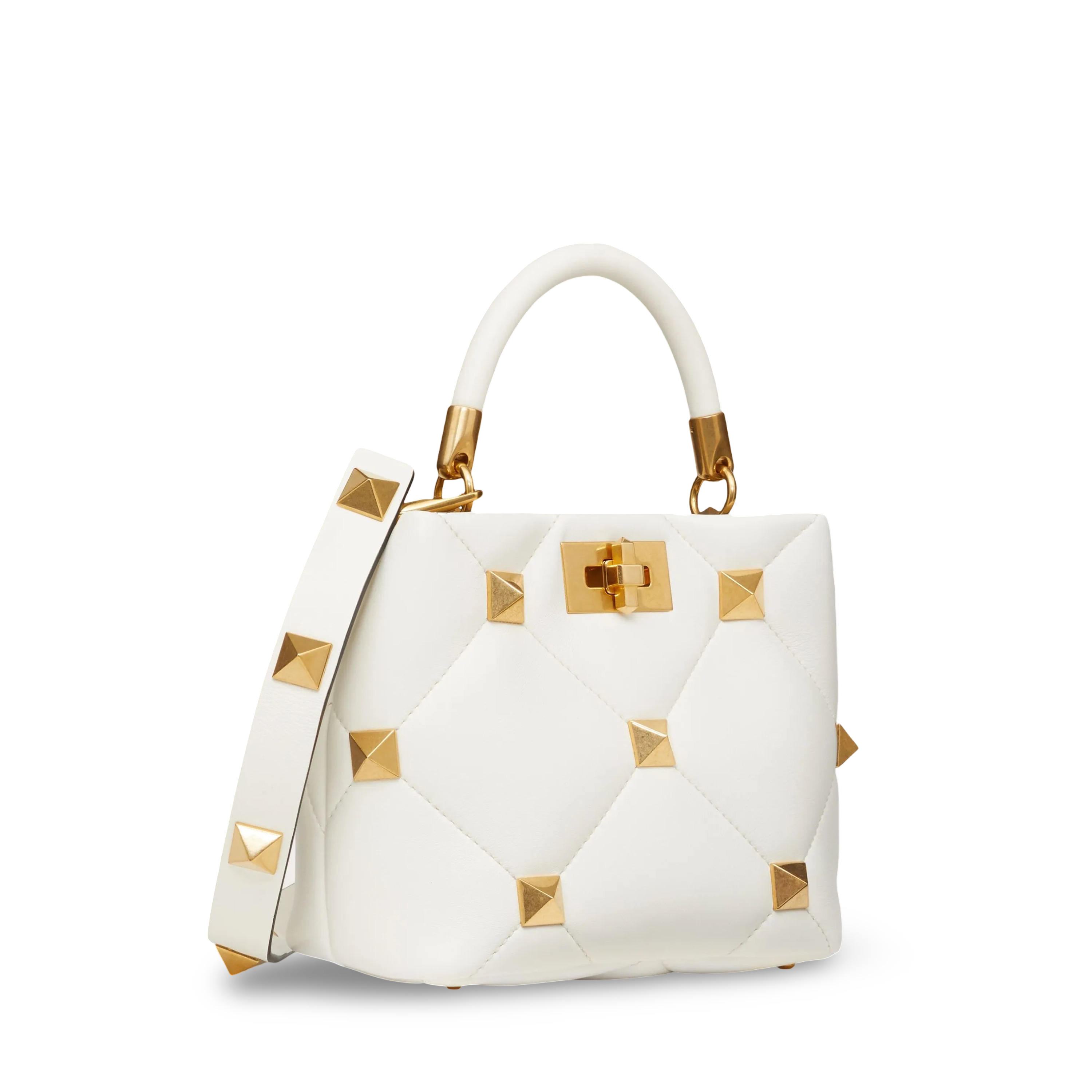 Bolso Pequeño Blanco Valentino Romoan Stud