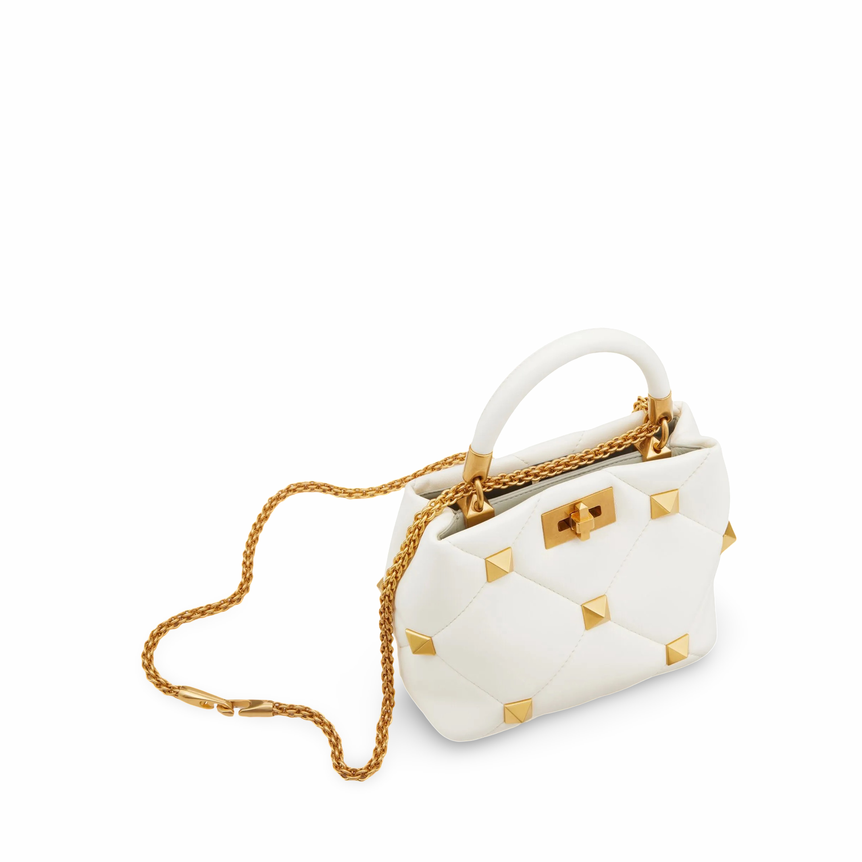 Bolso Pequeño Blanco Valentino Romoan Stud