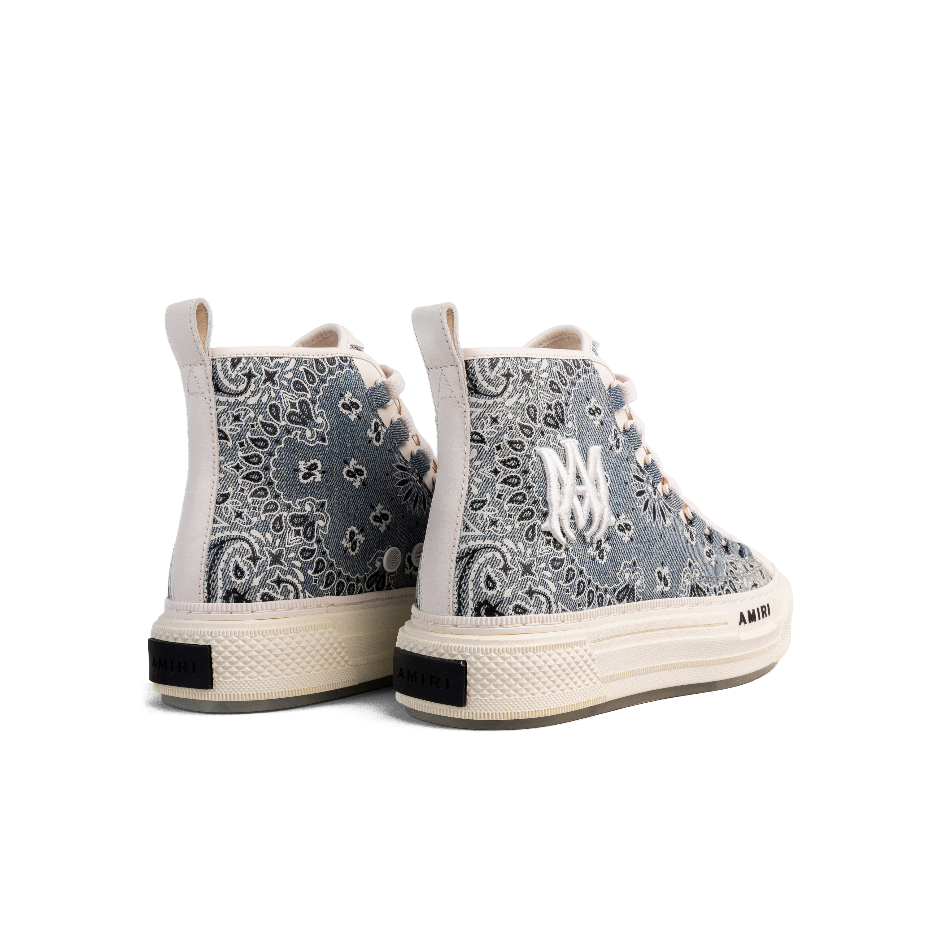 Sneakers High Top Denim AMIRI Bandana