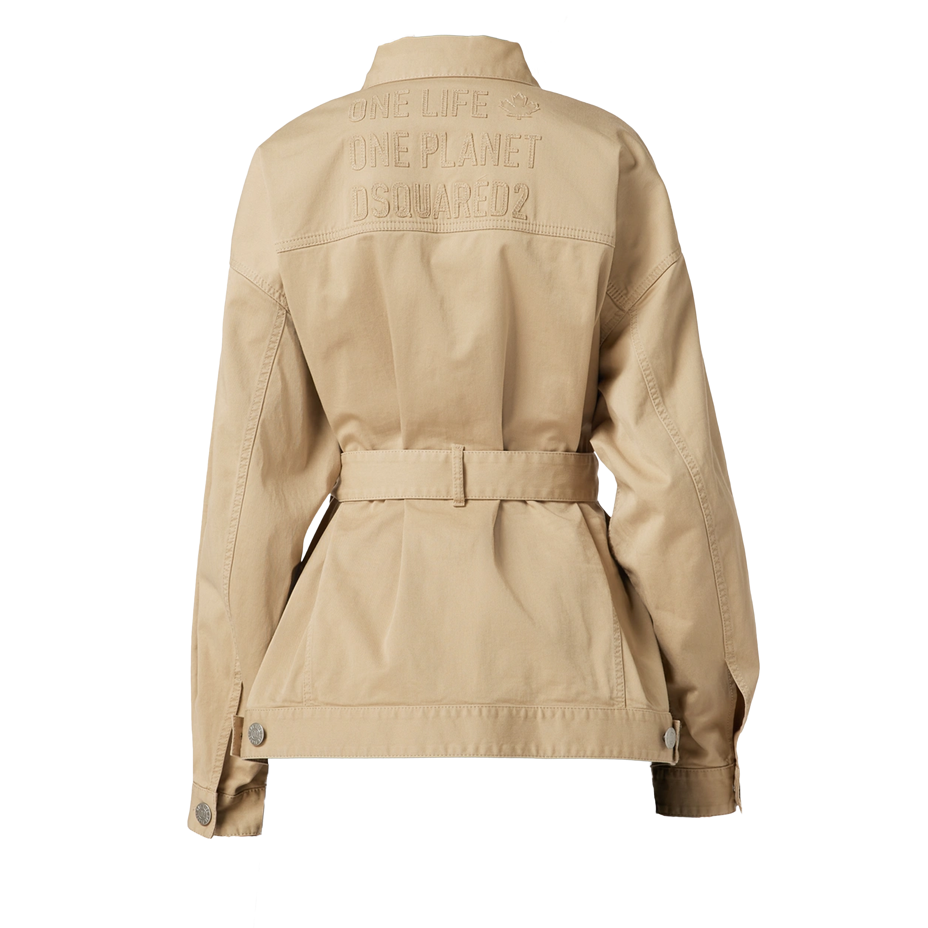 Chaqueta Beige Dsquared2 Belt One Life
