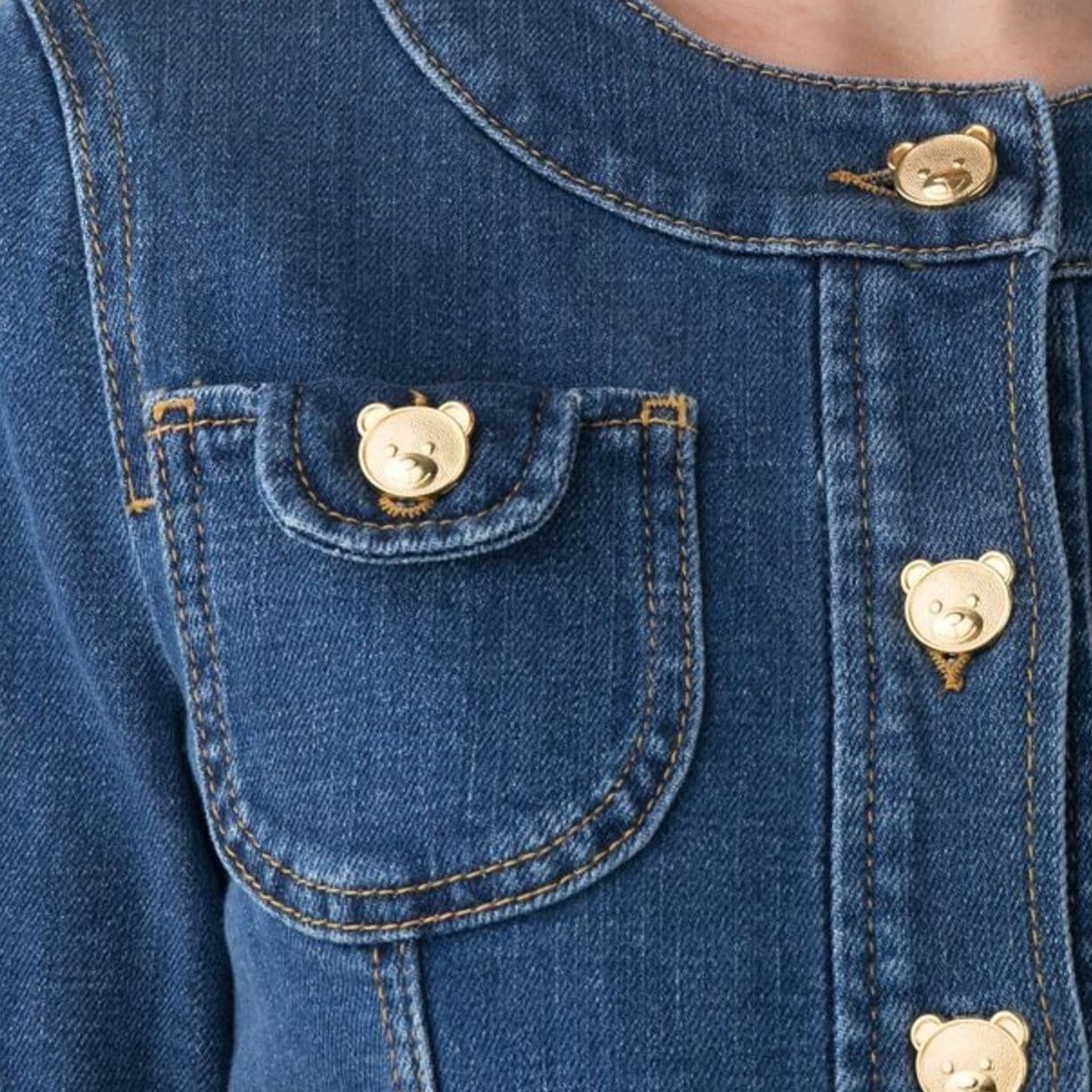 Chaqueta Denim Moschino Couture Teddy Bottoms