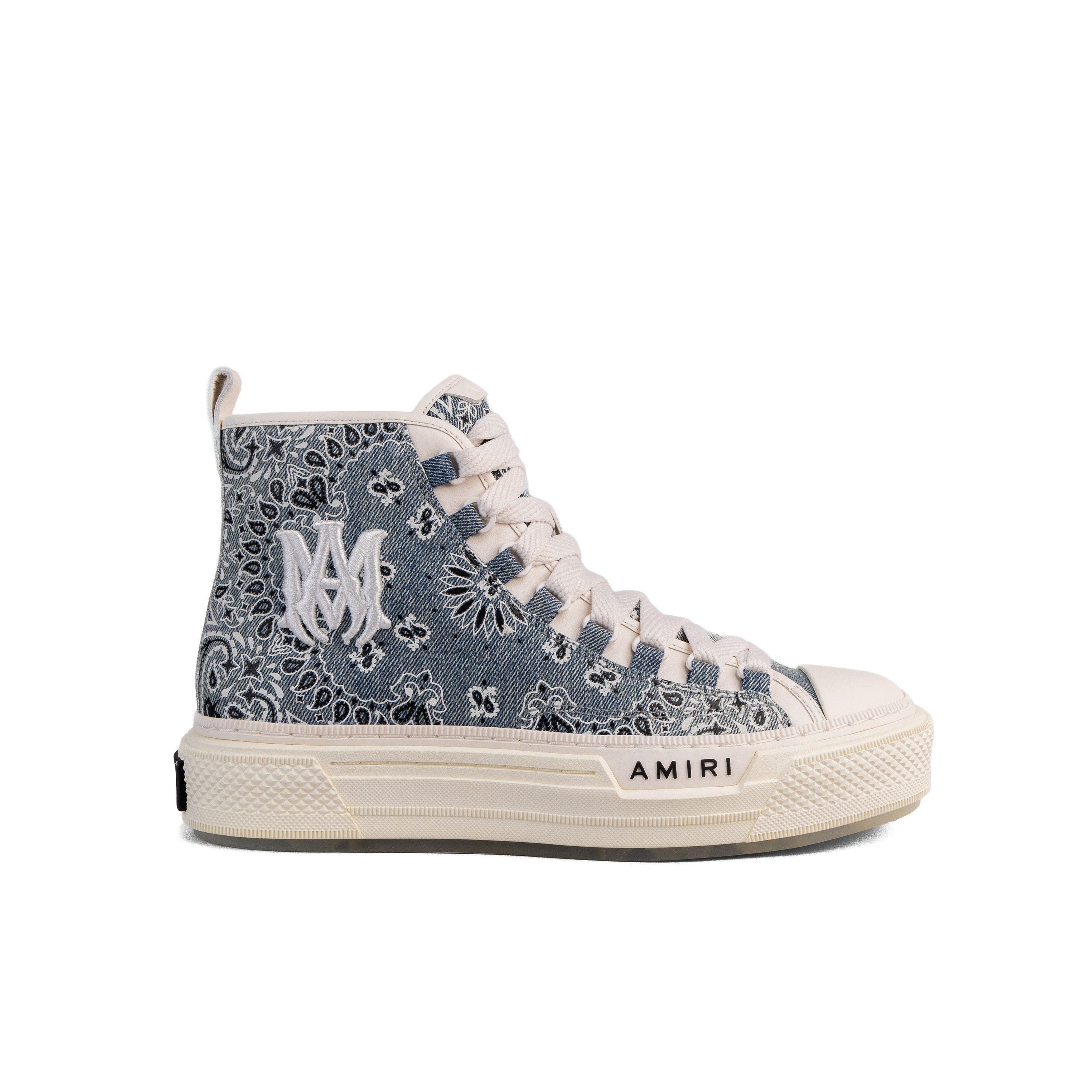 Sneakers High Top Denim AMIRI Bandana