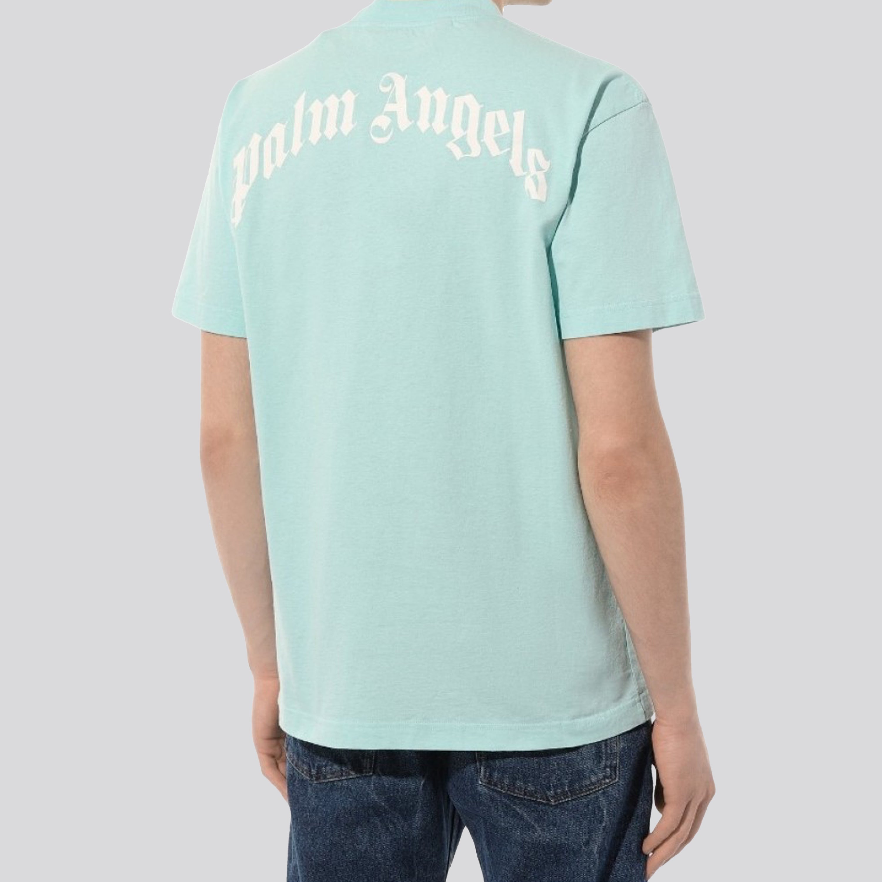 Camiseta Celeste Palm Angels Teddy Bear