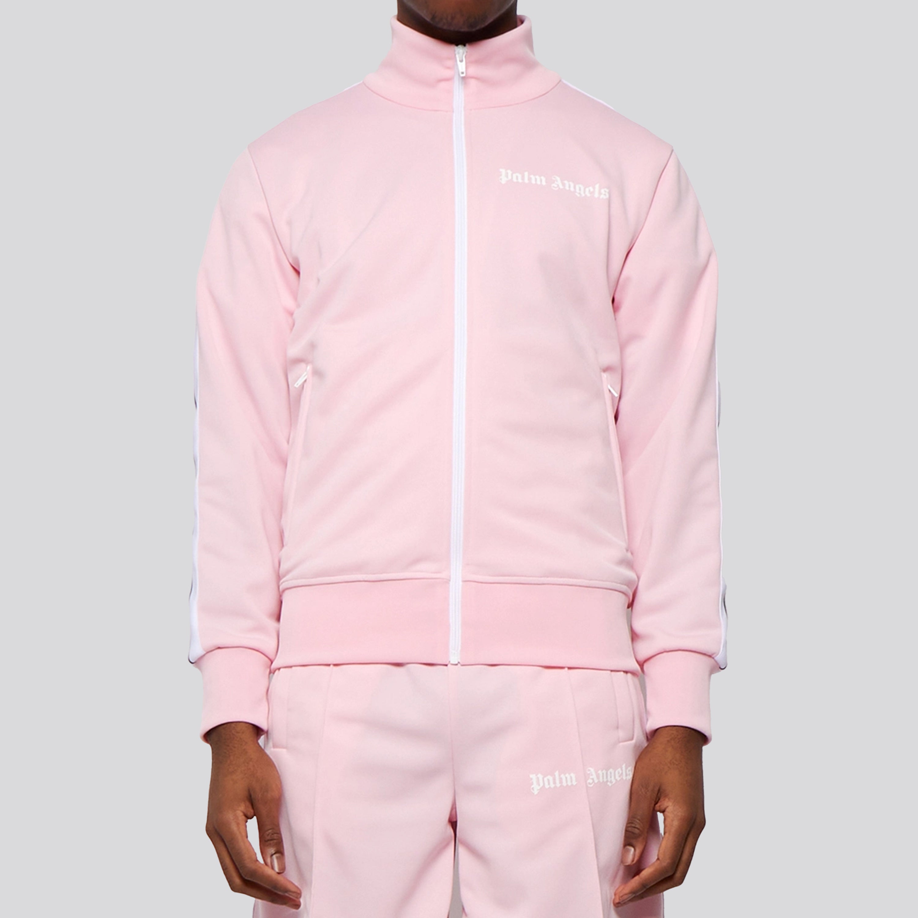 Chaqueta Rosa Palm Angels Print Logo