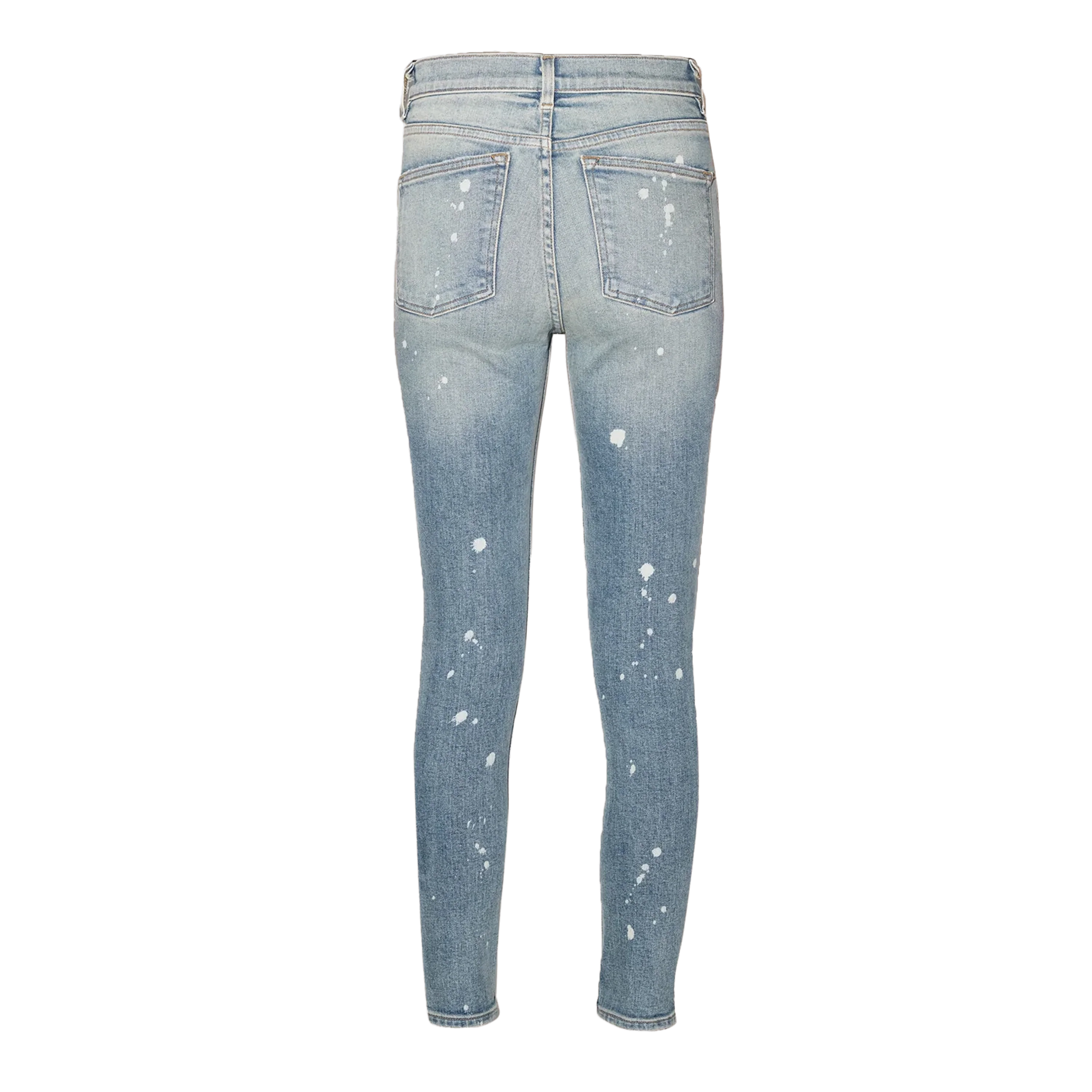 Jeans Denim AMIRI Blanco Leather