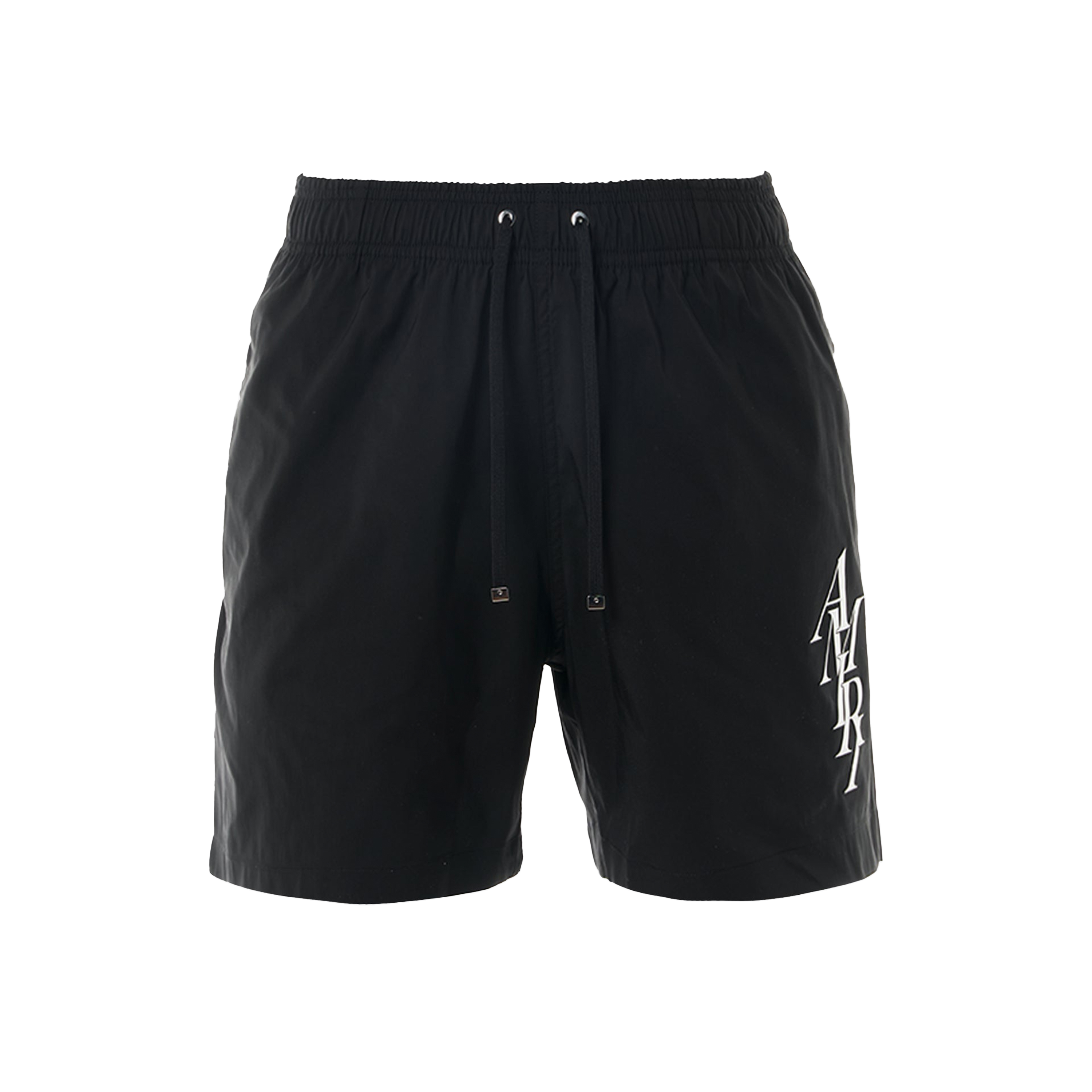 Pantaloneta Negra AMIRI Stack Logo