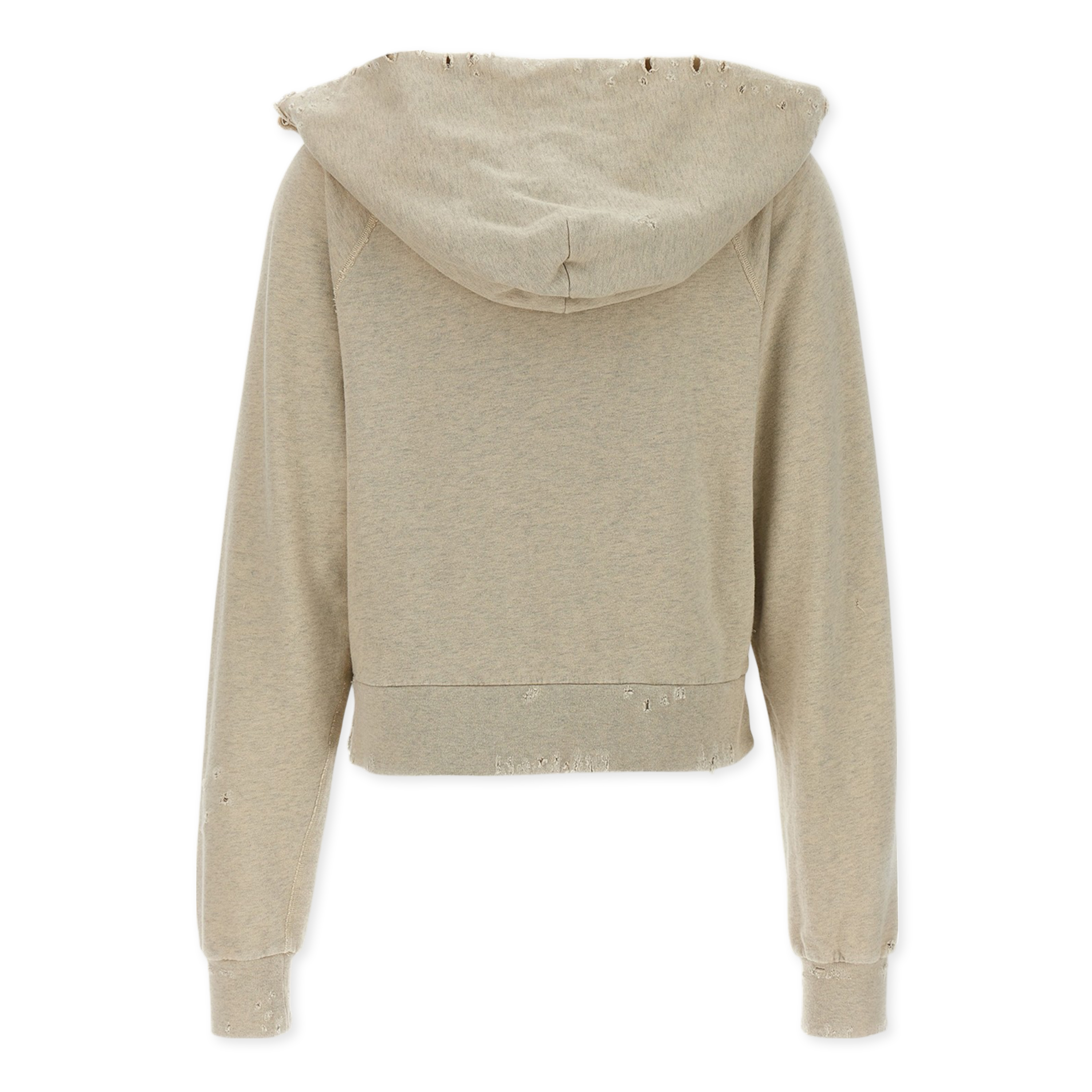 Buzo Tipo Hoodie Beige Palm Angels Ripped