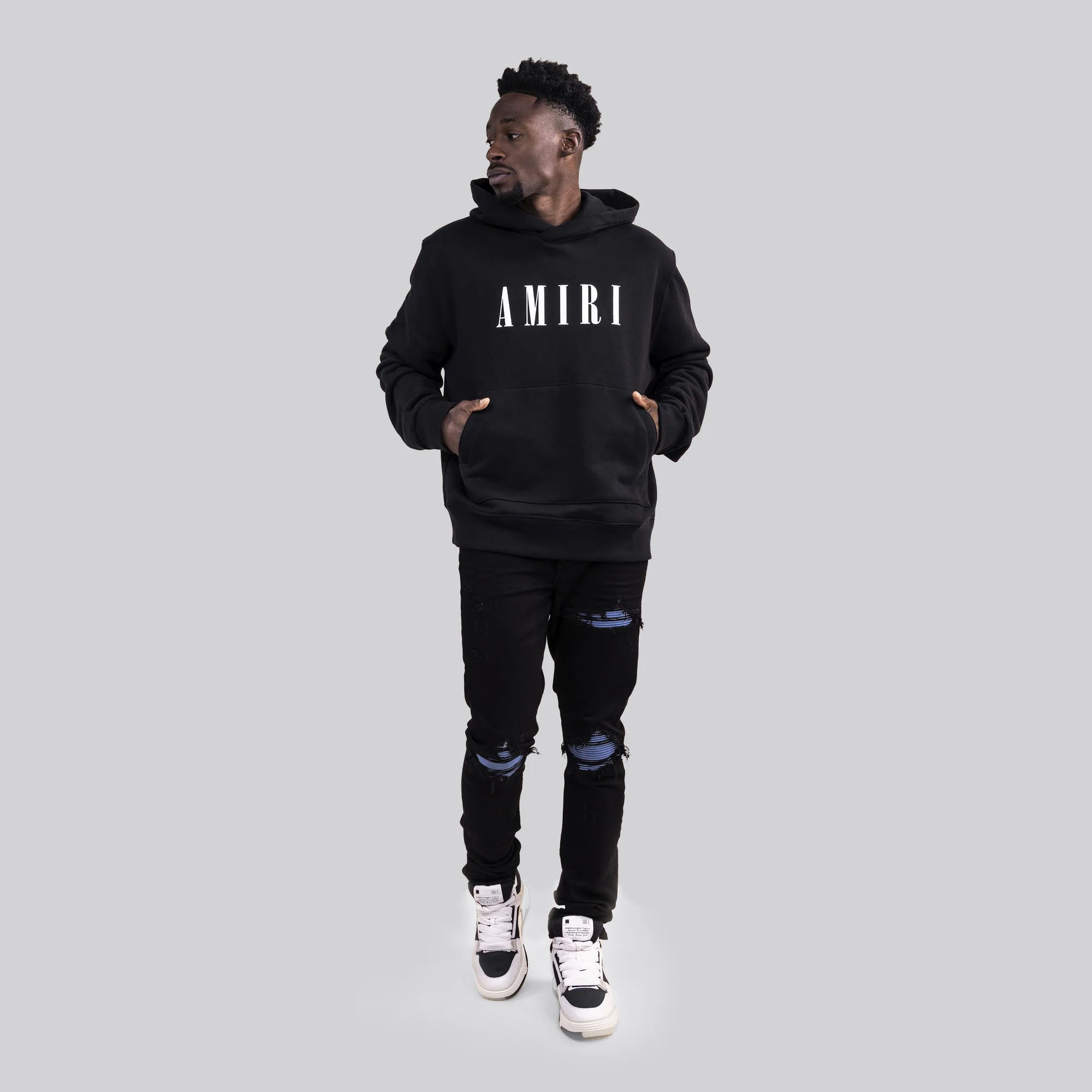 Buzo Tipo Hoodie Negro AMIRI Con Capucha Amiri