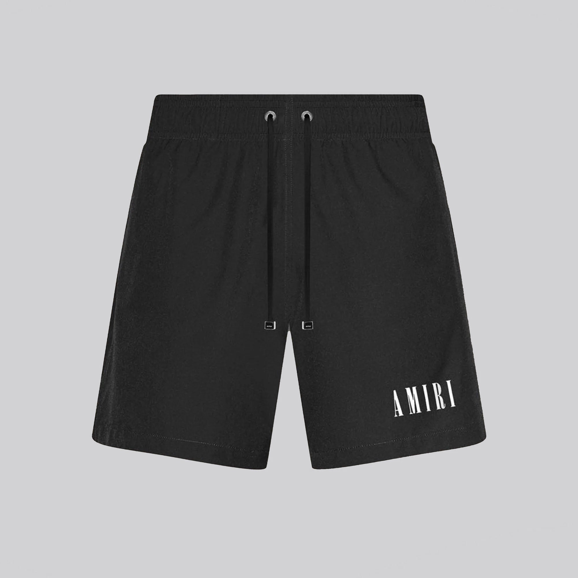 Pantaloneta Negra AMIRI Logo