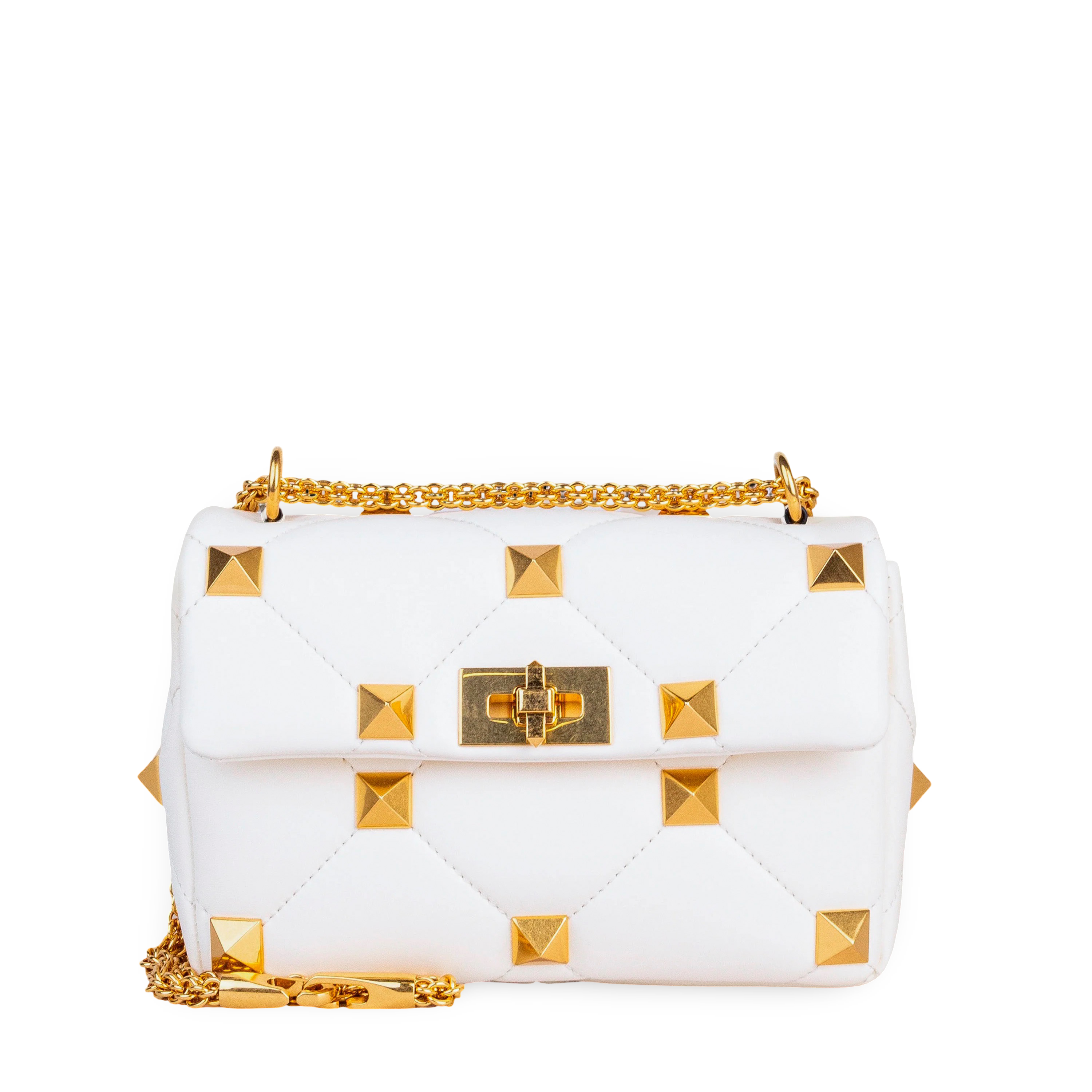 Cartera Blanca Valentino Roman Stud Bag