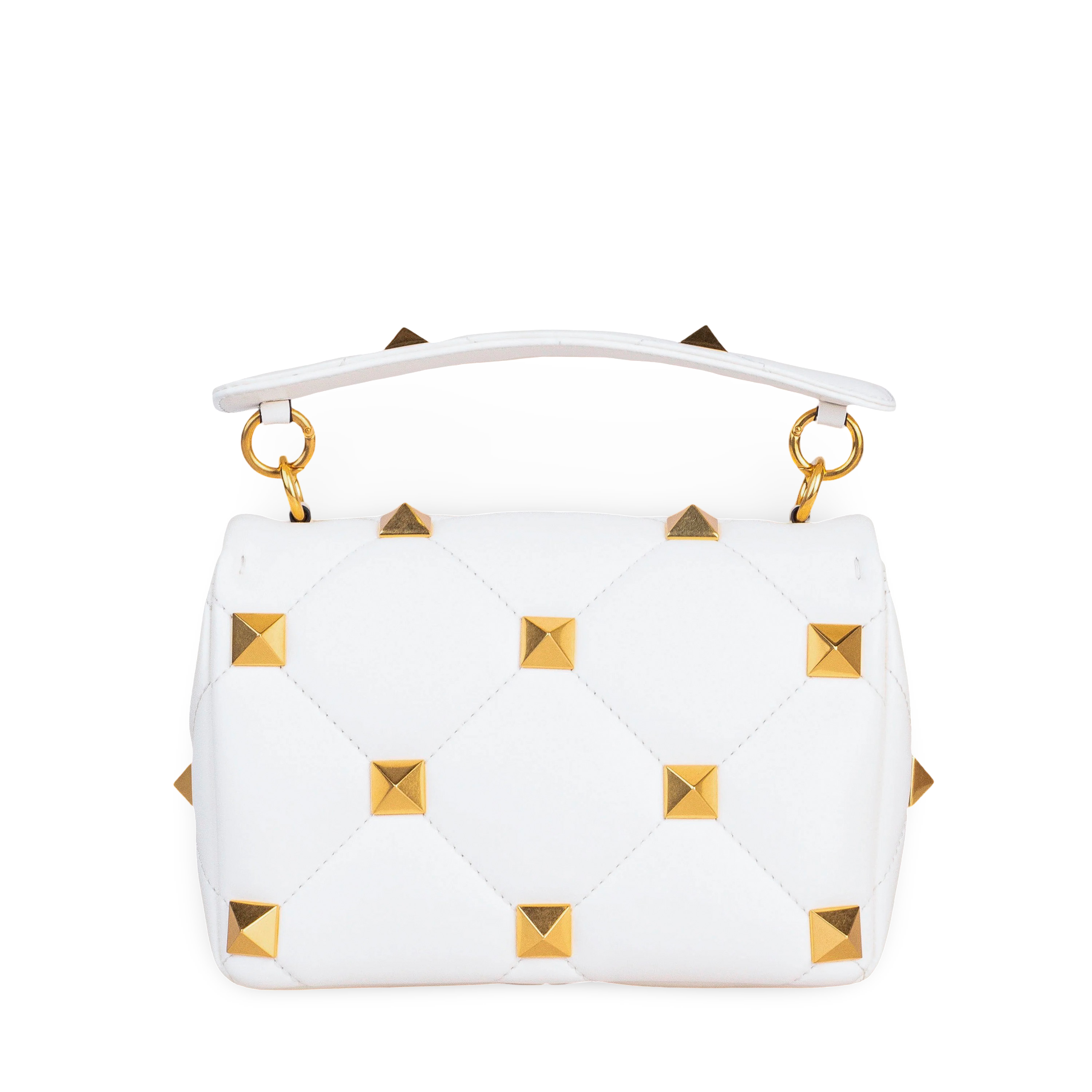 Cartera Blanca Valentino Roman Stud Bag
