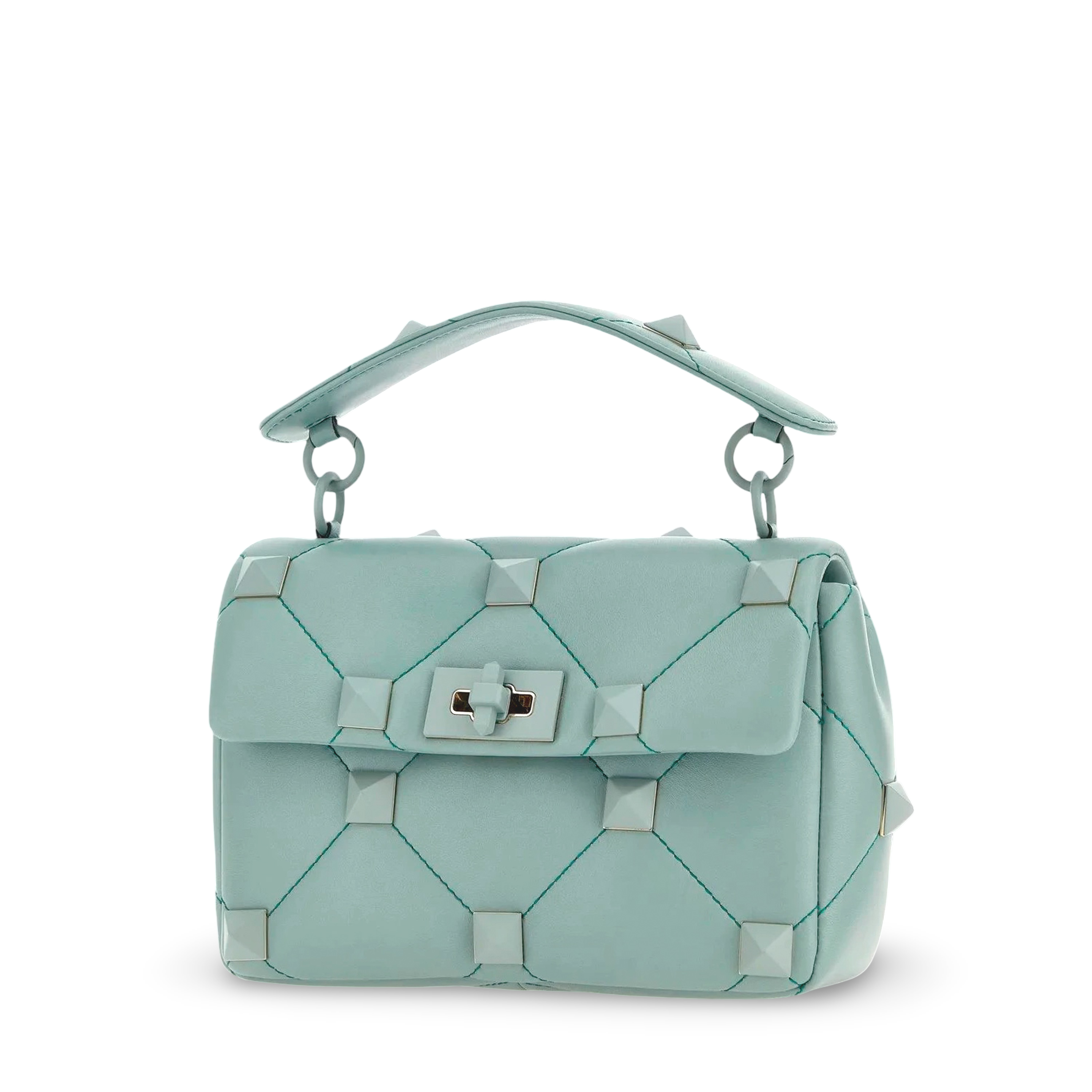 Bolso Verde Valentino Roman Stud Bag