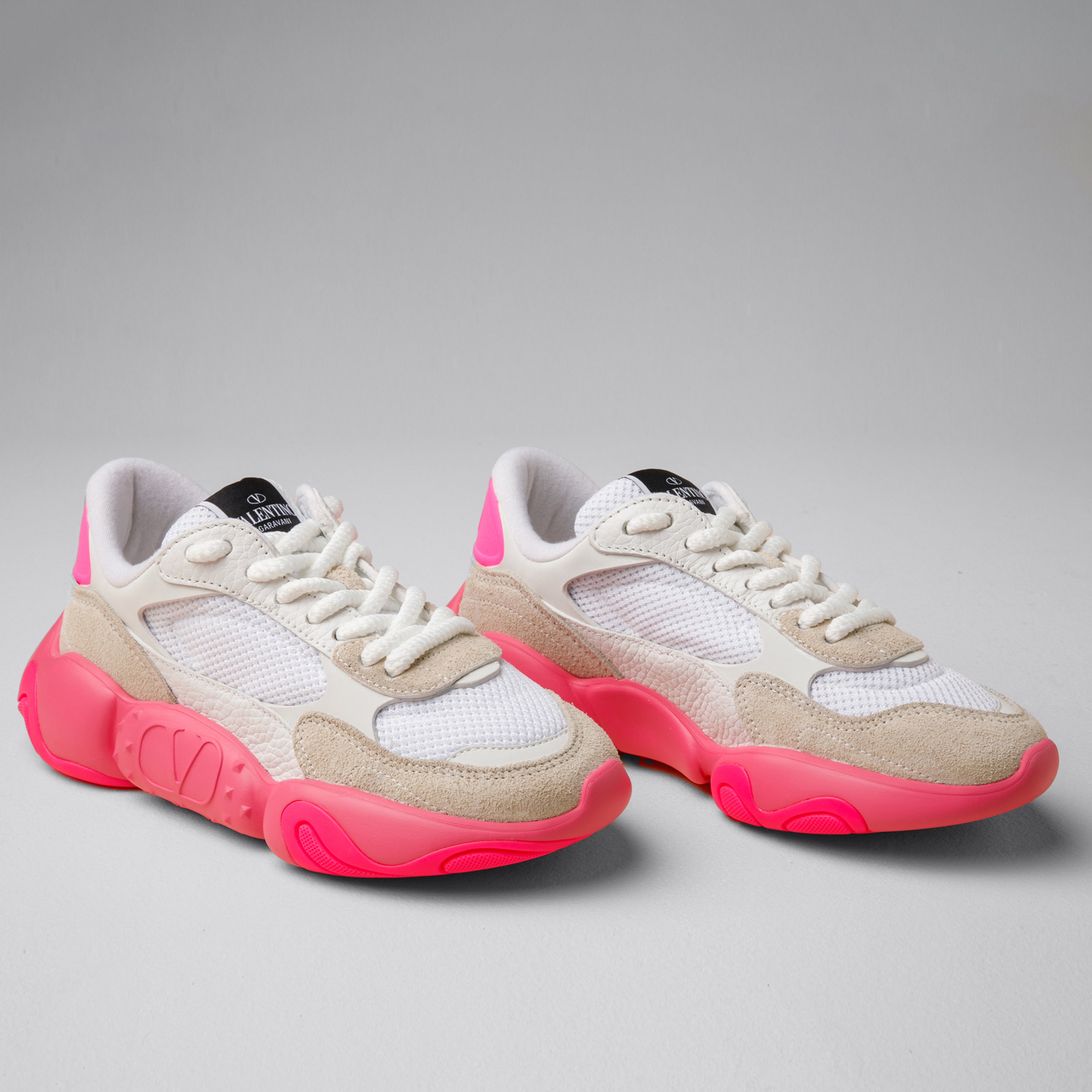 Sneakers Valentino Blanco/Rosa Bubbleback W