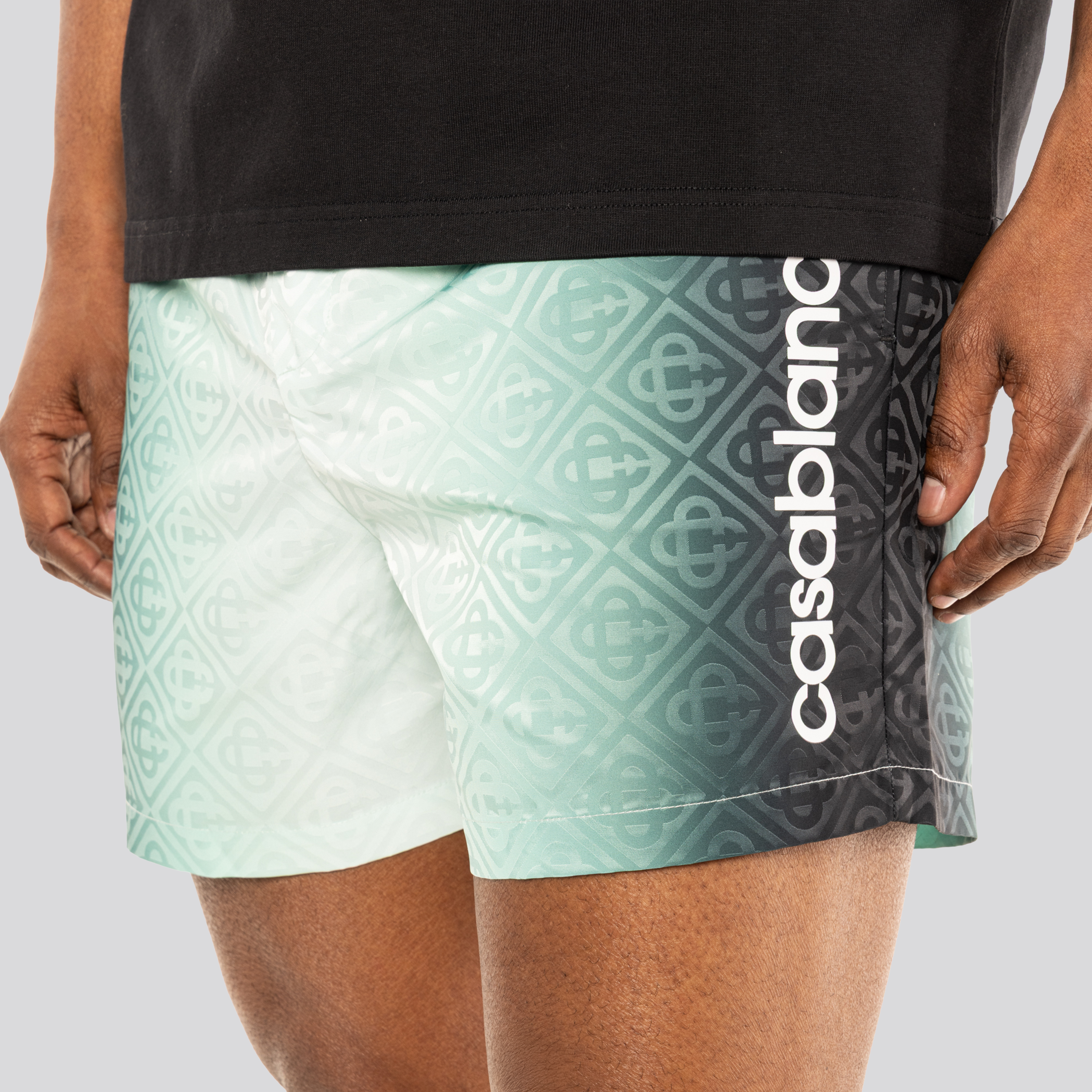 Pantaloneta Verde Casablanca Jacquard