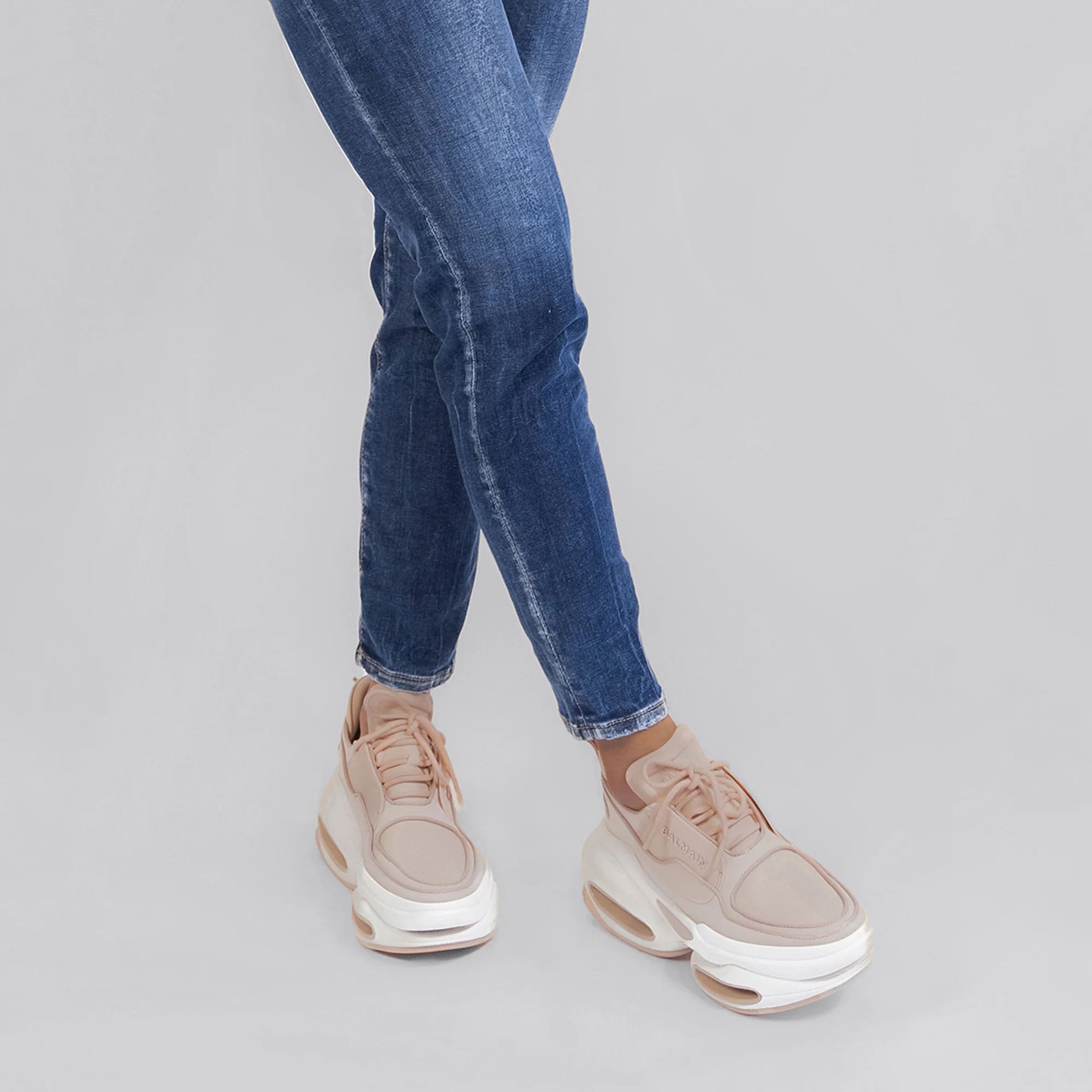 Sneakers Rosado Balmain B-Bold