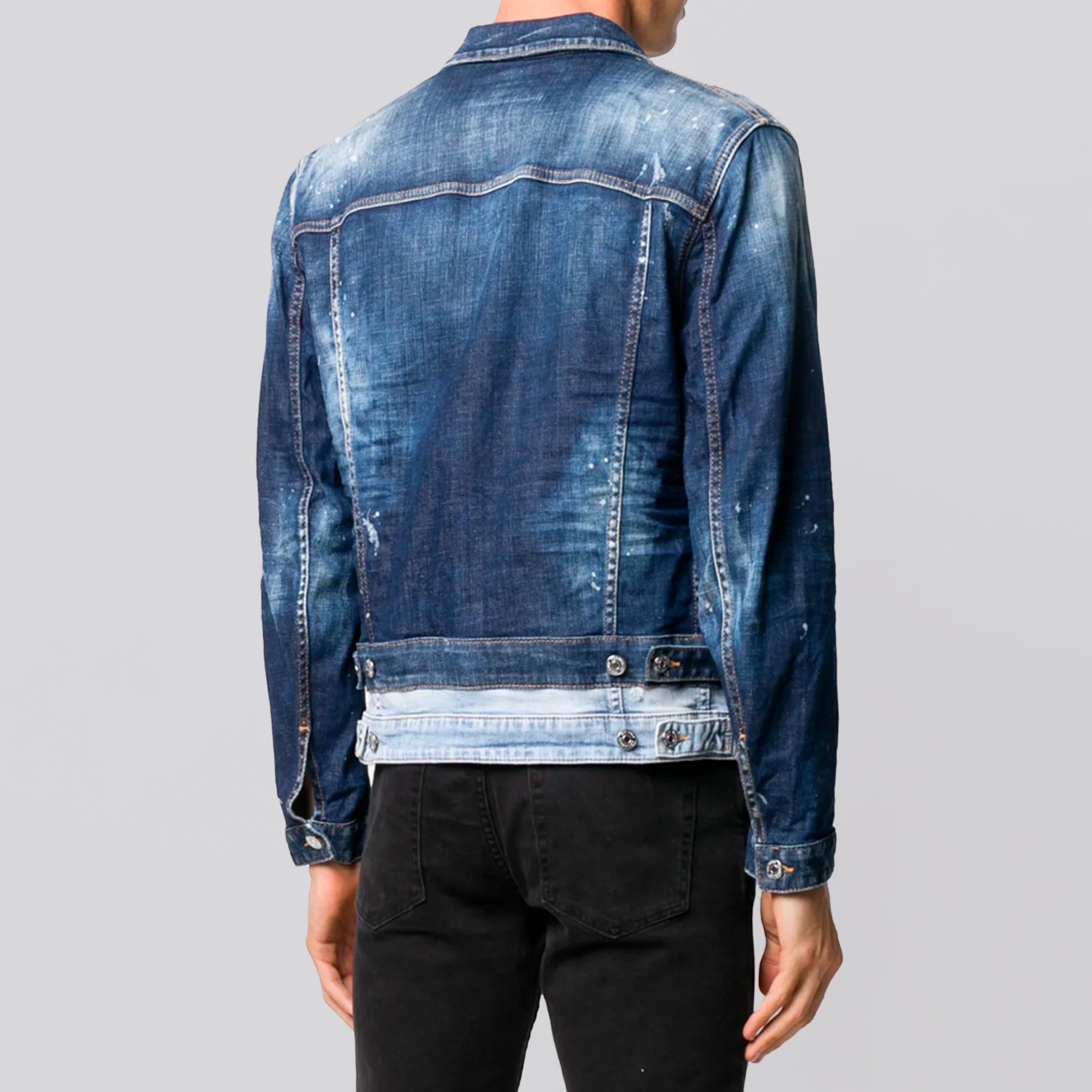 Chaqueta Azul Dsquared2 Hem