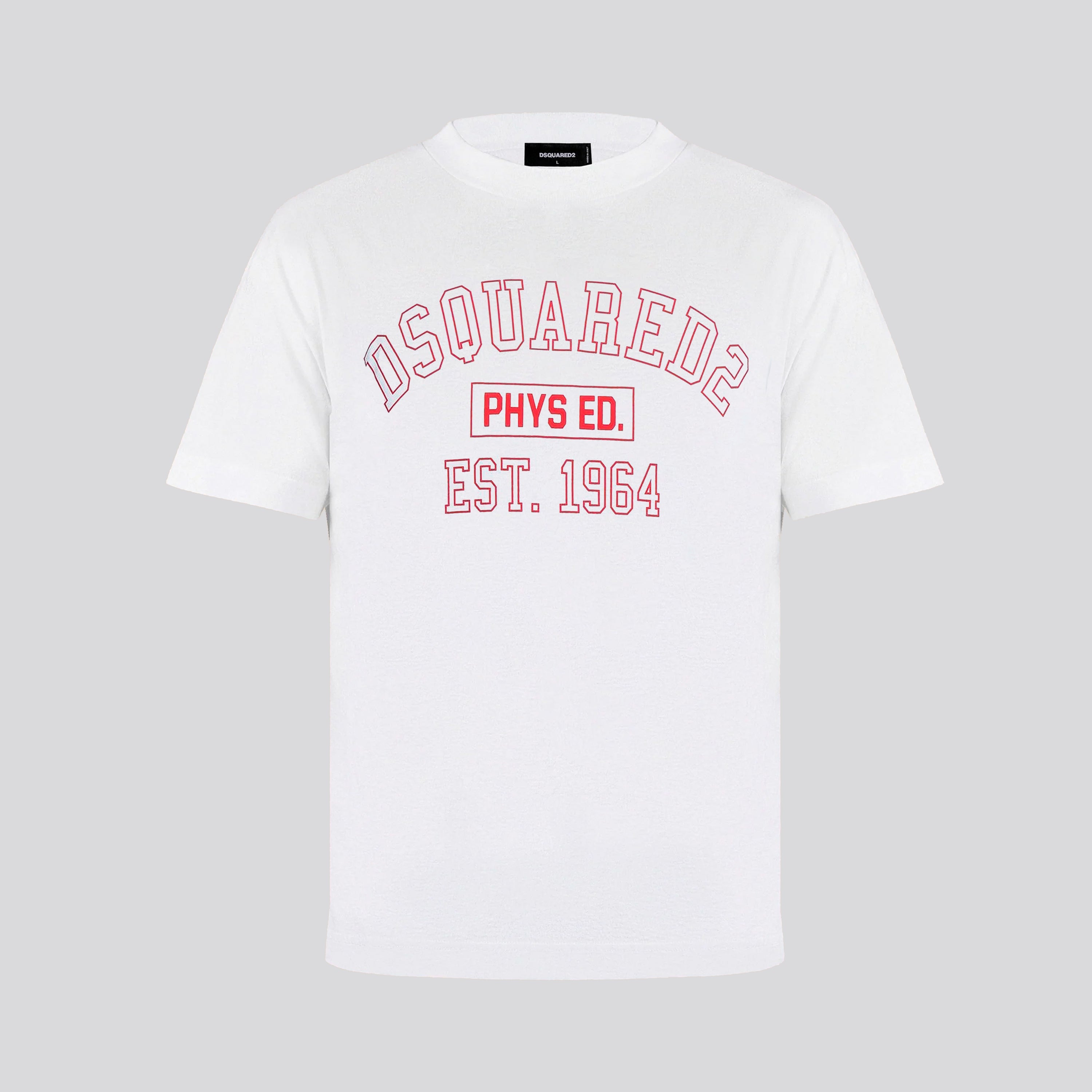 Camiseta Blanca Dsquared2 Phys Ed