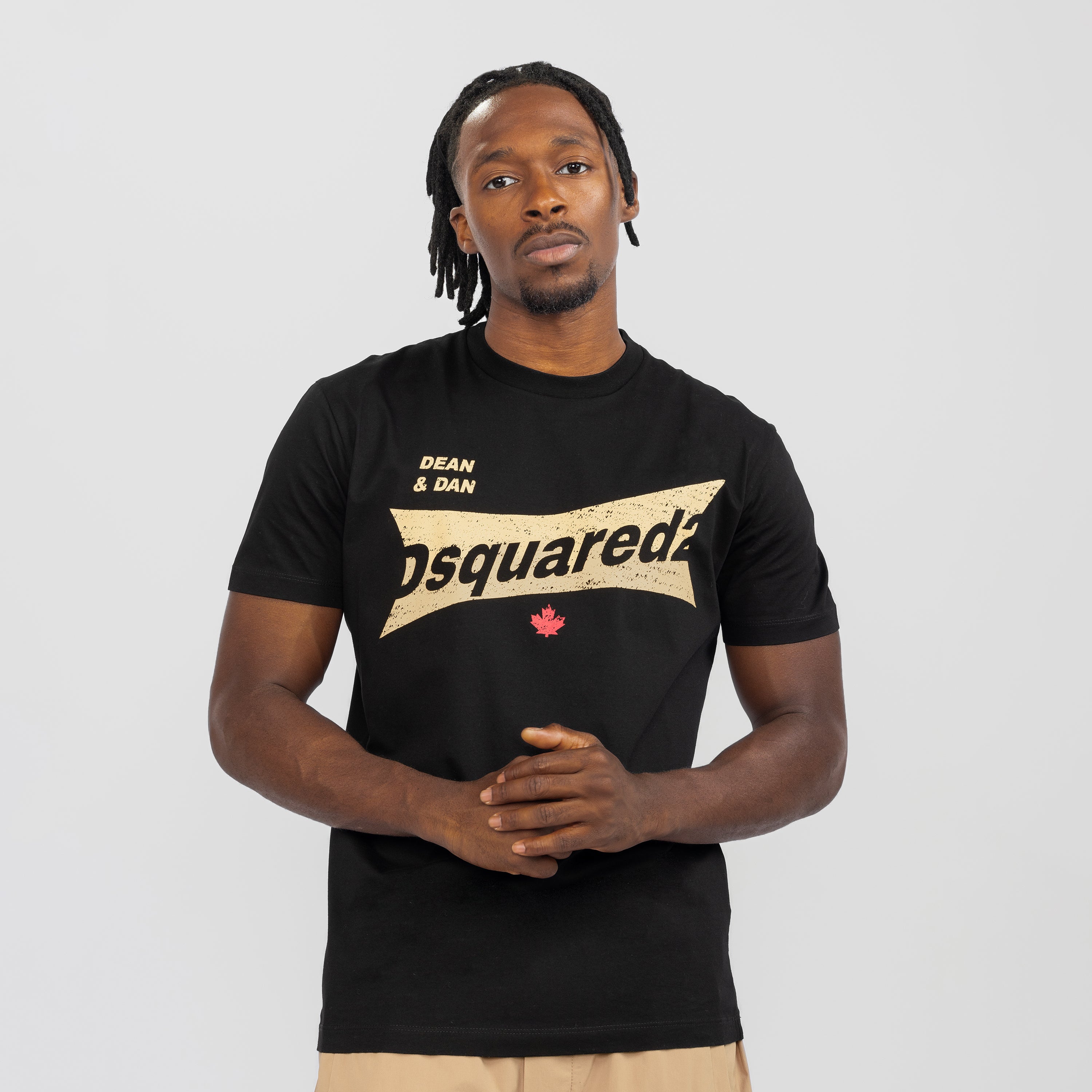 Camiseta Negra Dsquared2 Dean & Dan