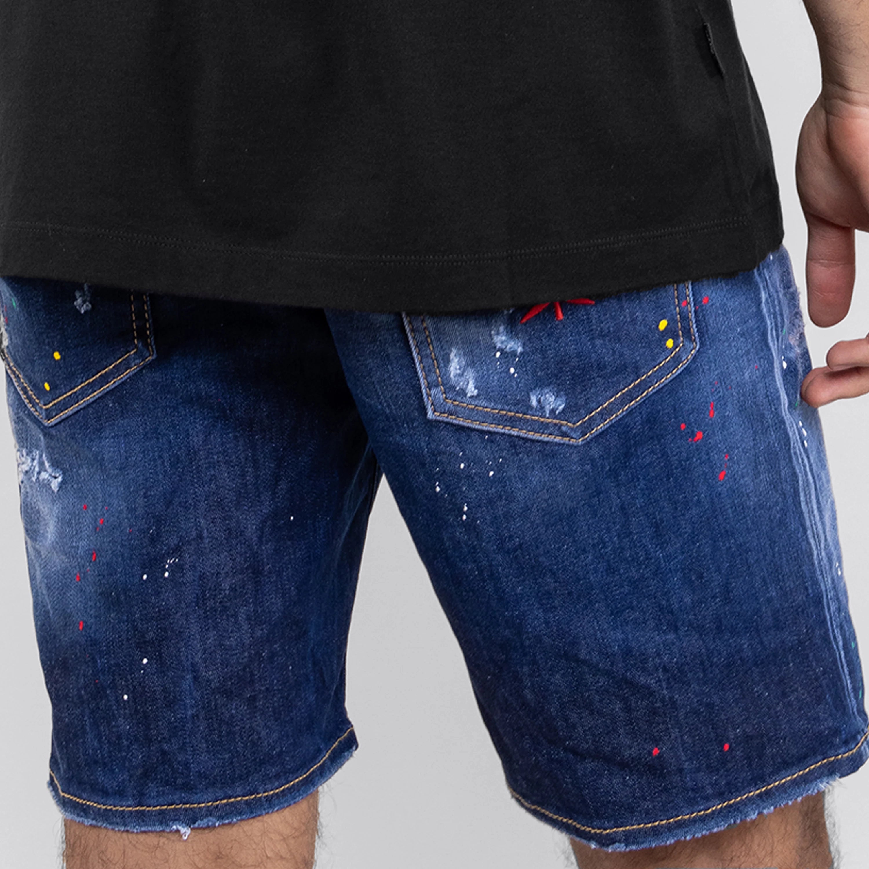 Bermuda Denim Dsquared2 Painted