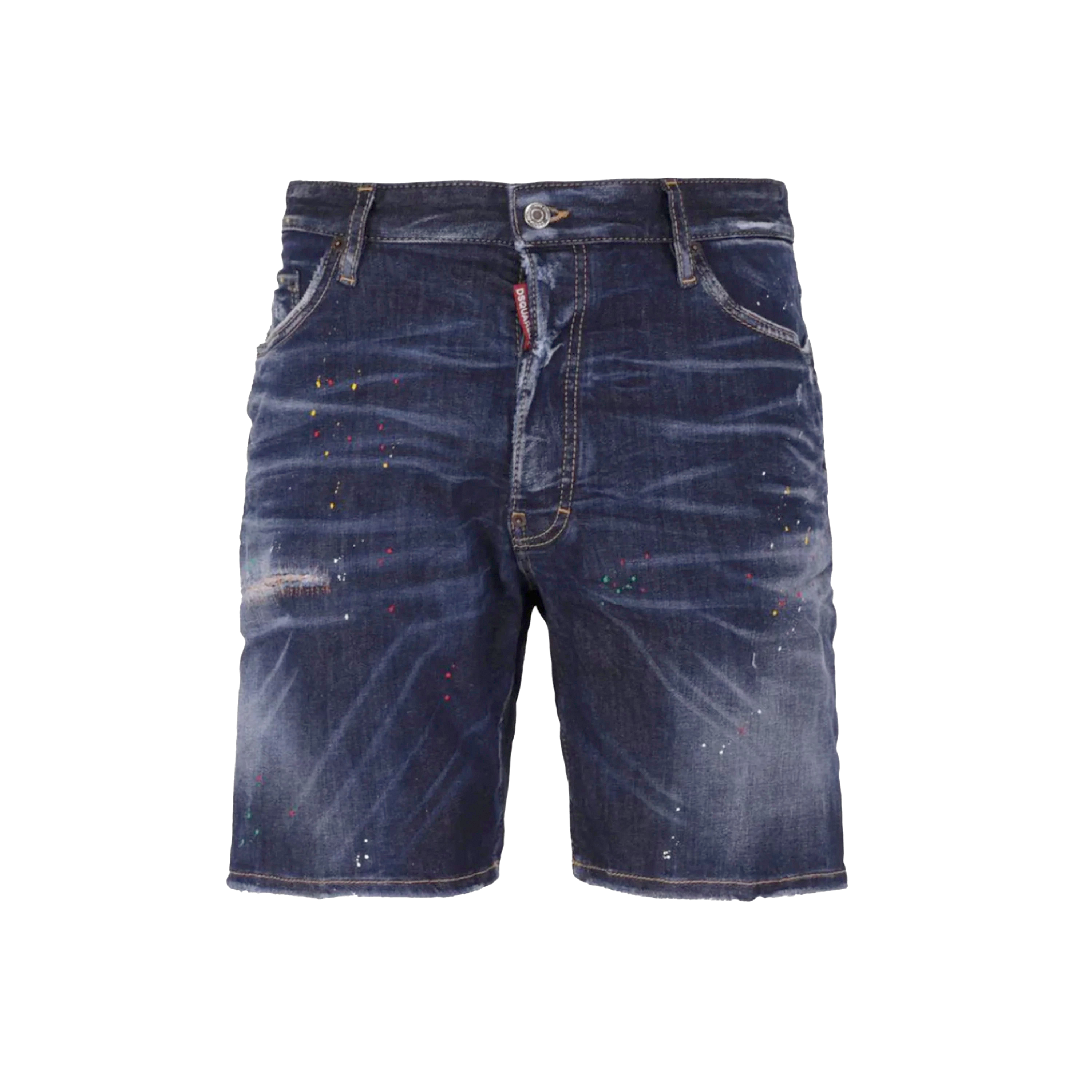 Bermuda Denim Dsquared2 Painted