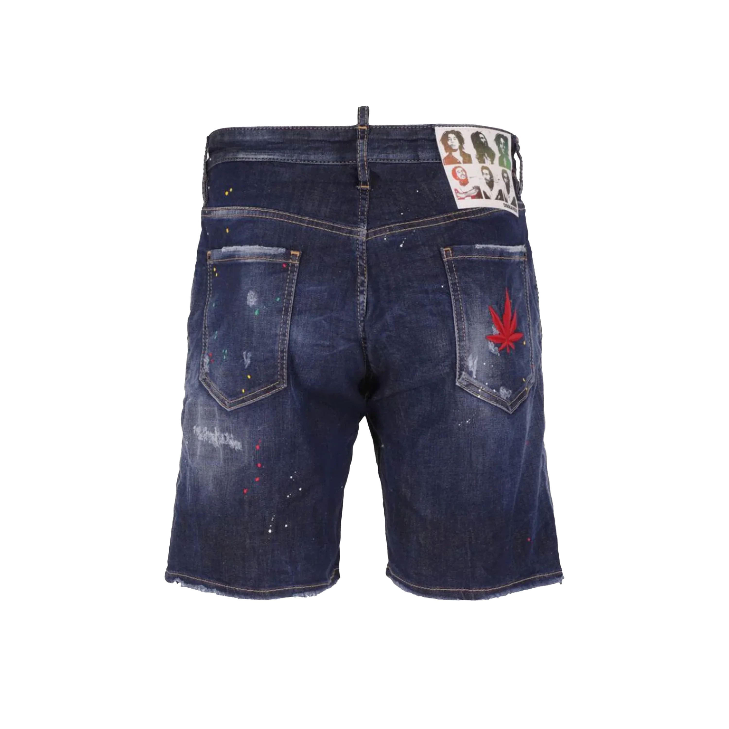Bermuda Denim Dsquared2 Painted