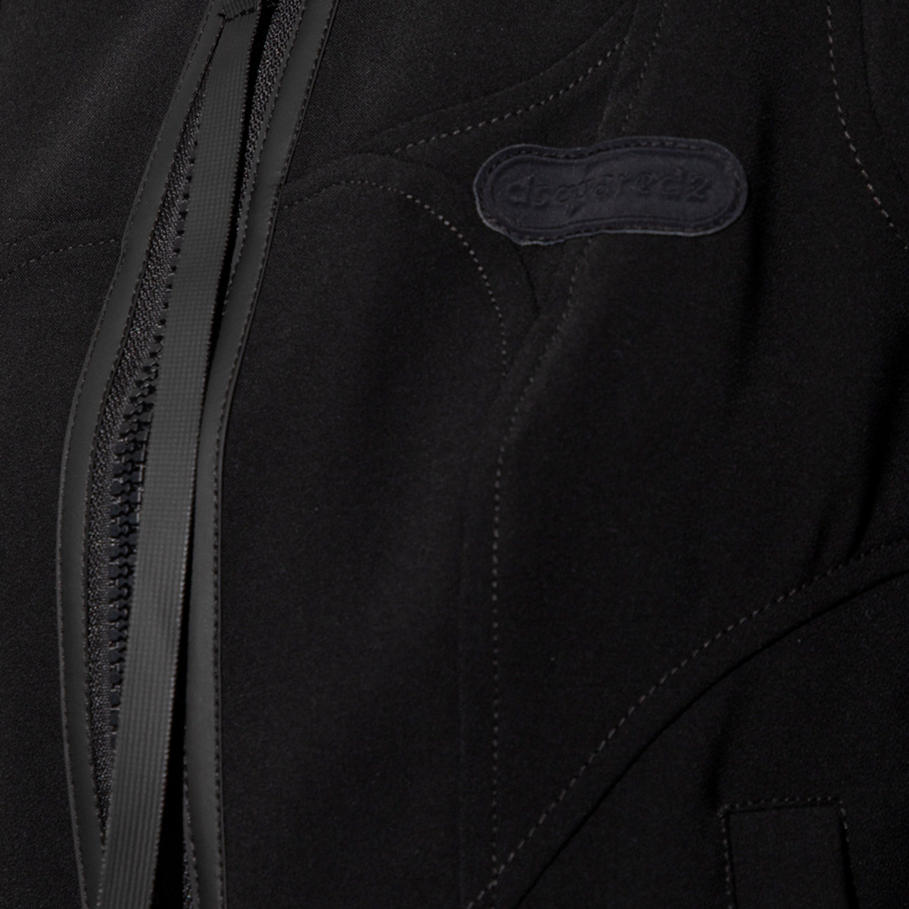 Chaqueta Negra Dsquared2 Negro Super Skinny