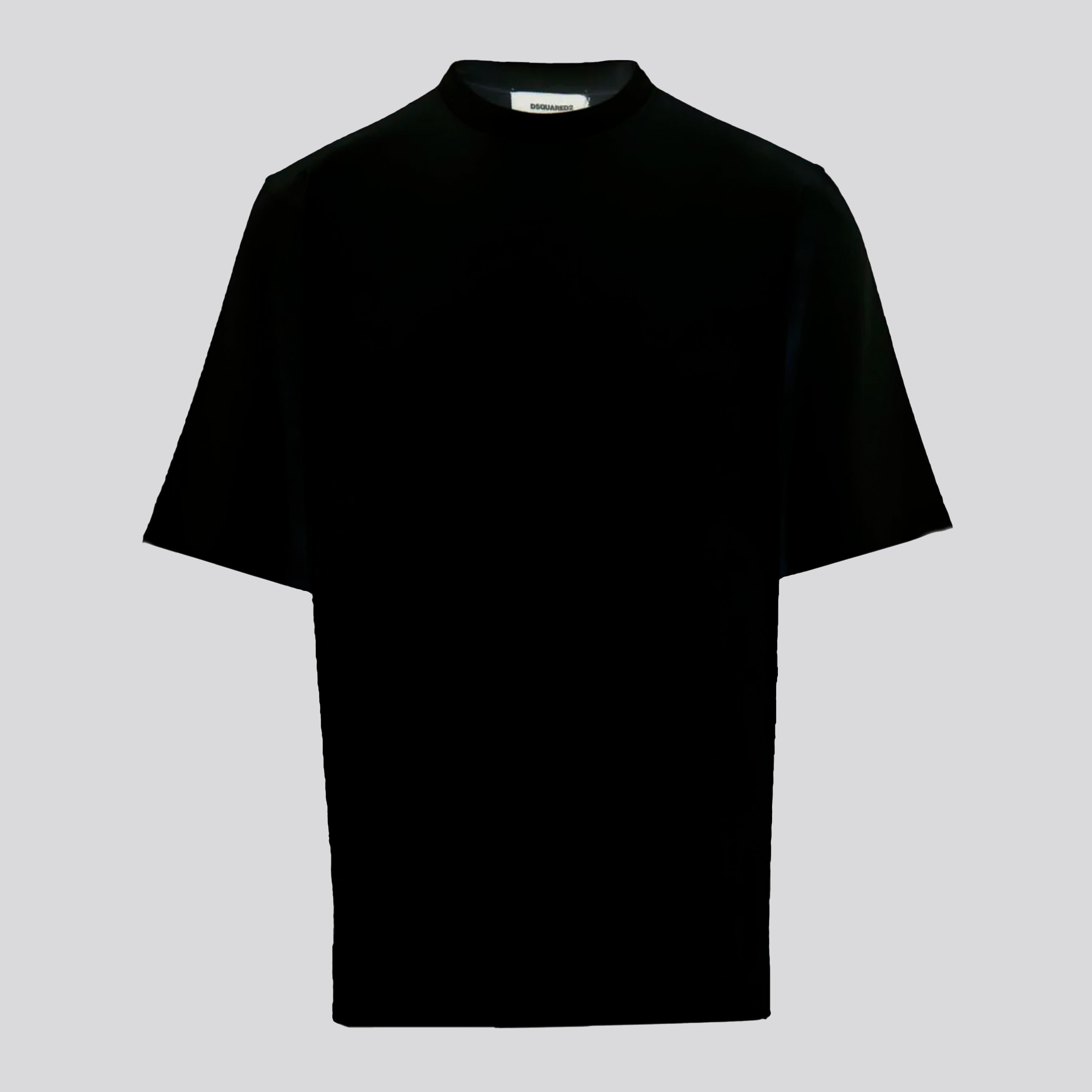 Camiseta Negra Dsquared2 Back Logo