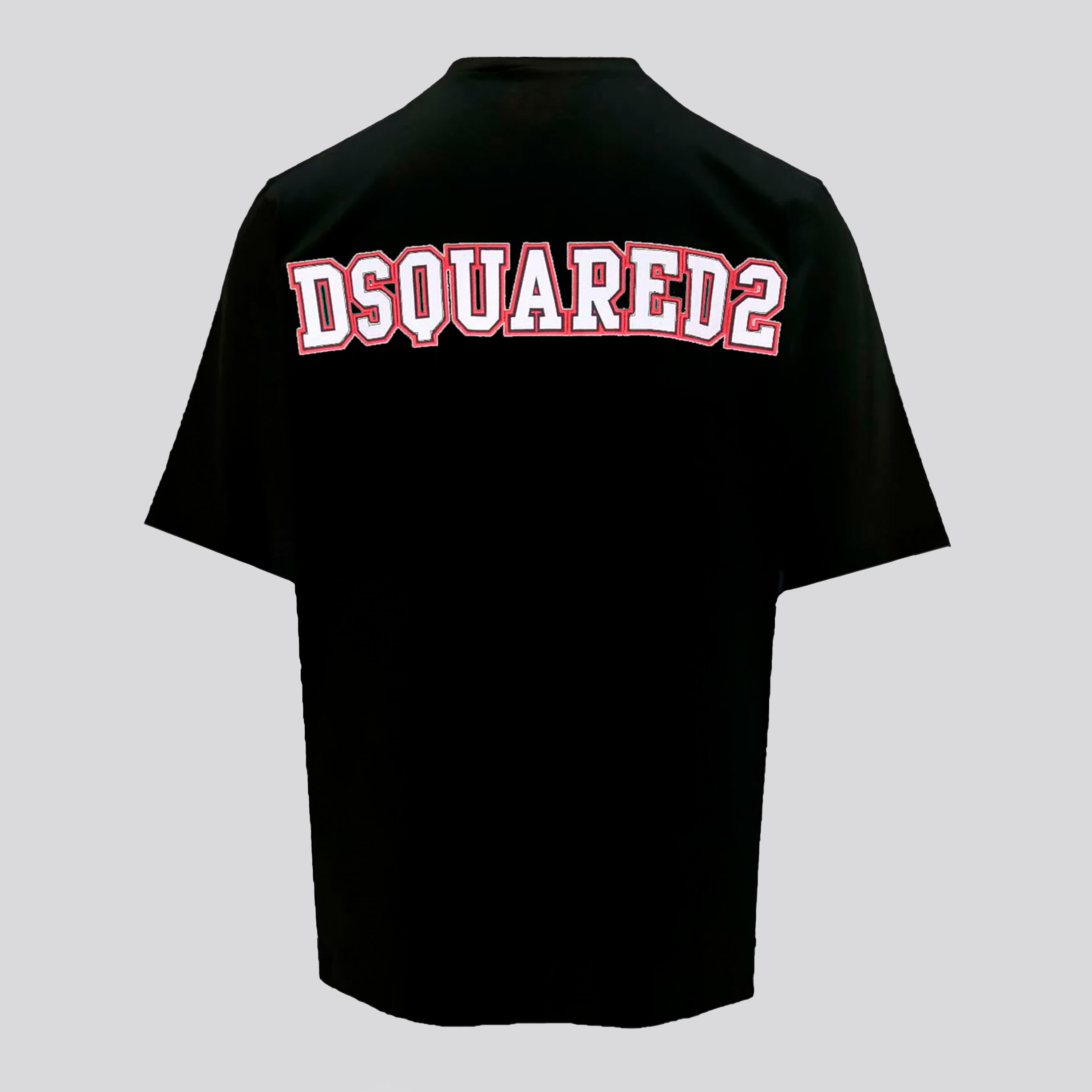 Camiseta Negra Dsquared2 Back Logo