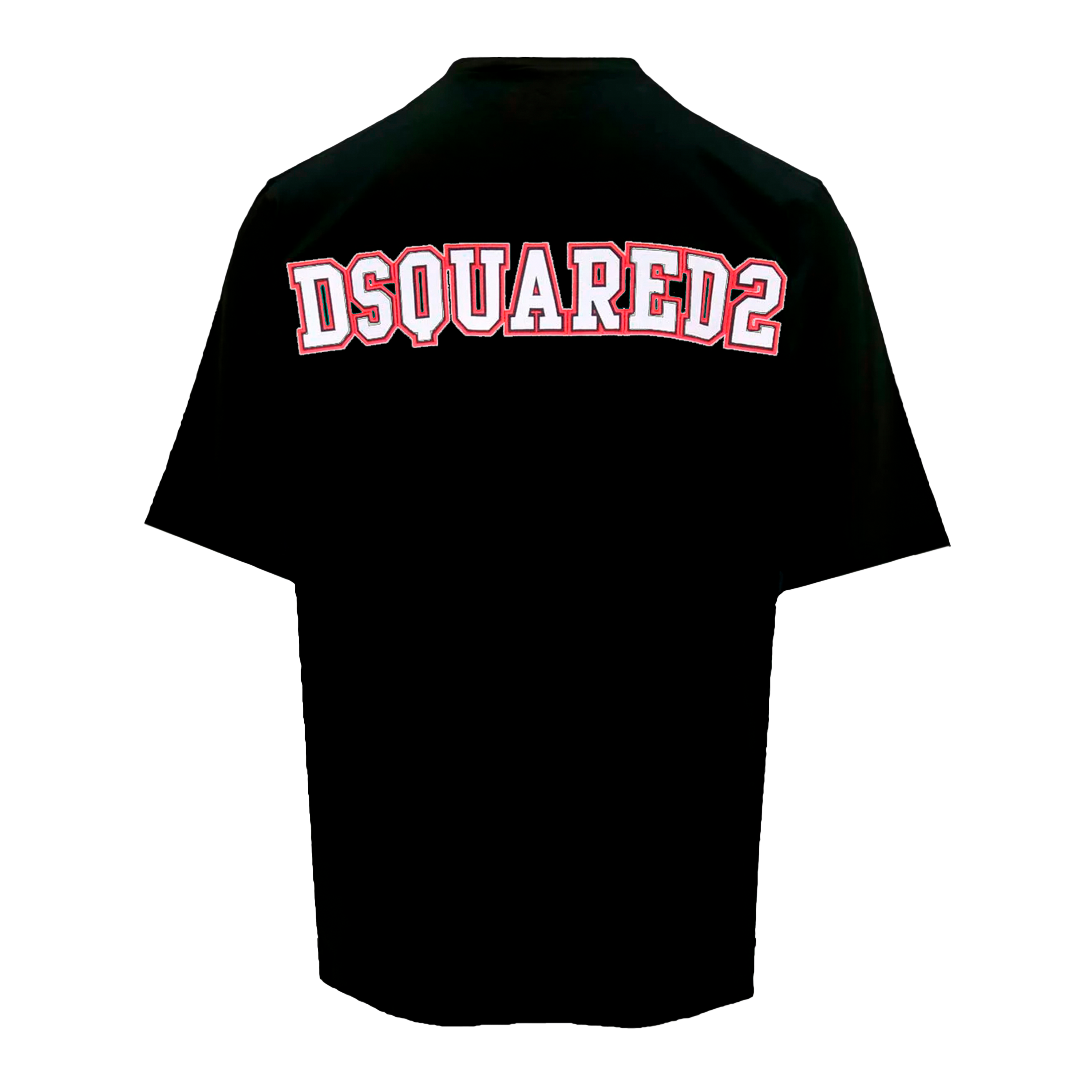 Camiseta Negra Dsquared2 Back Logo