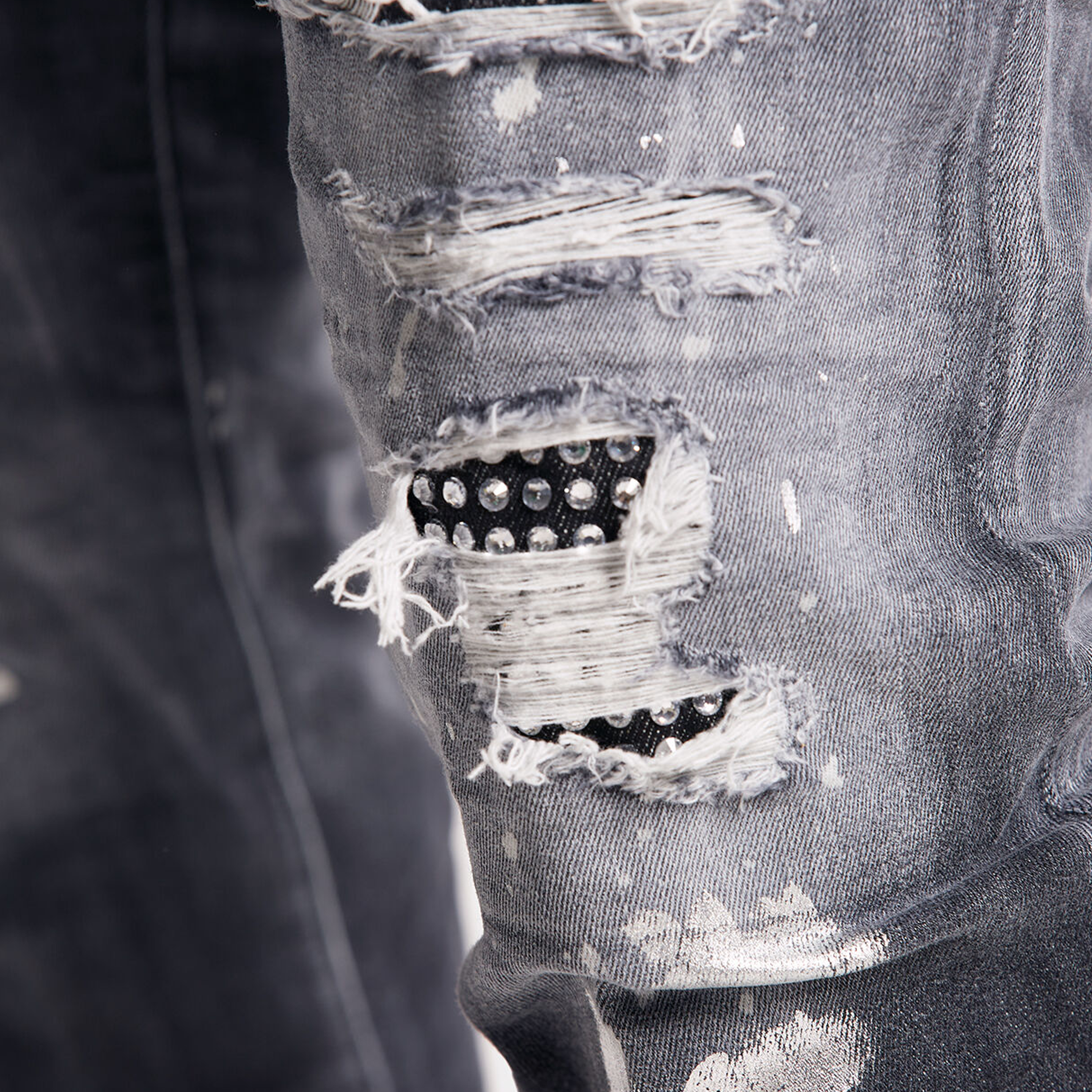 Jeans Negro Dsquared2 Skater Metal