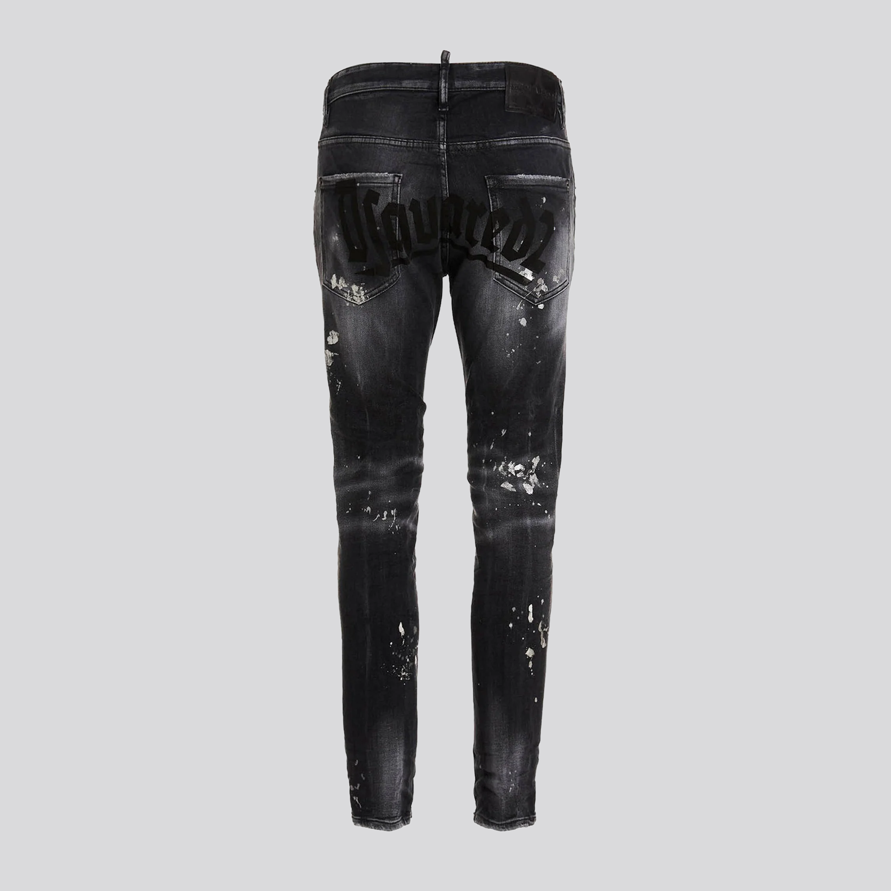 Jeans Negro Dsquared2 Skater Metal