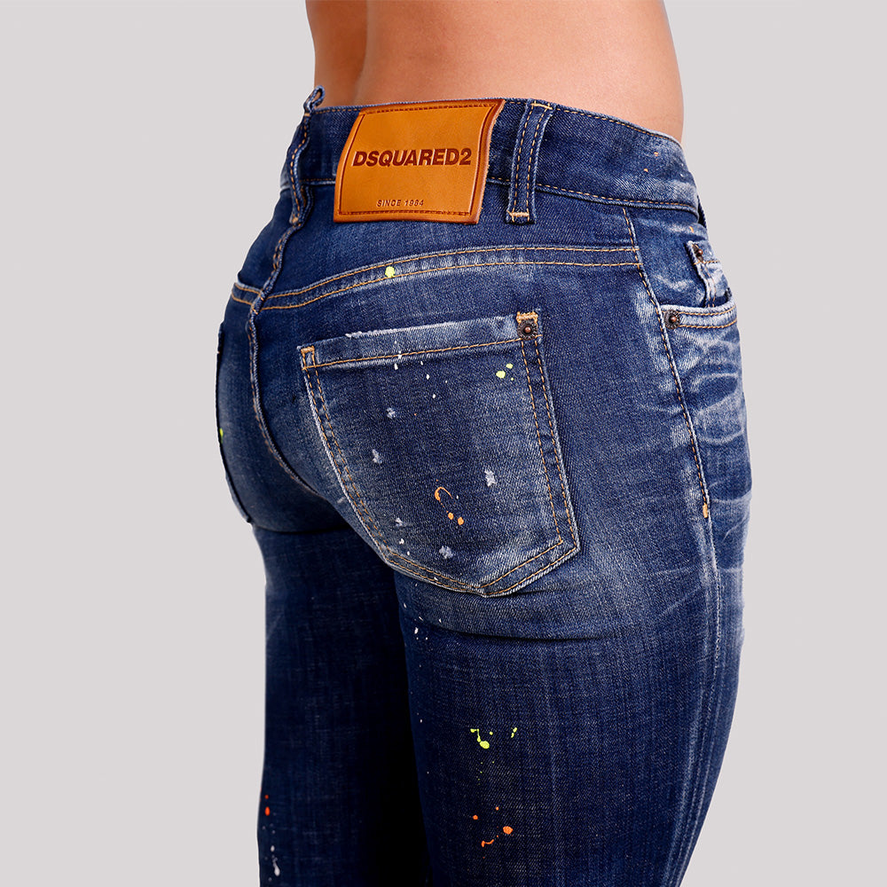 Jeans Denim Dsquared2 Jennifer Painted