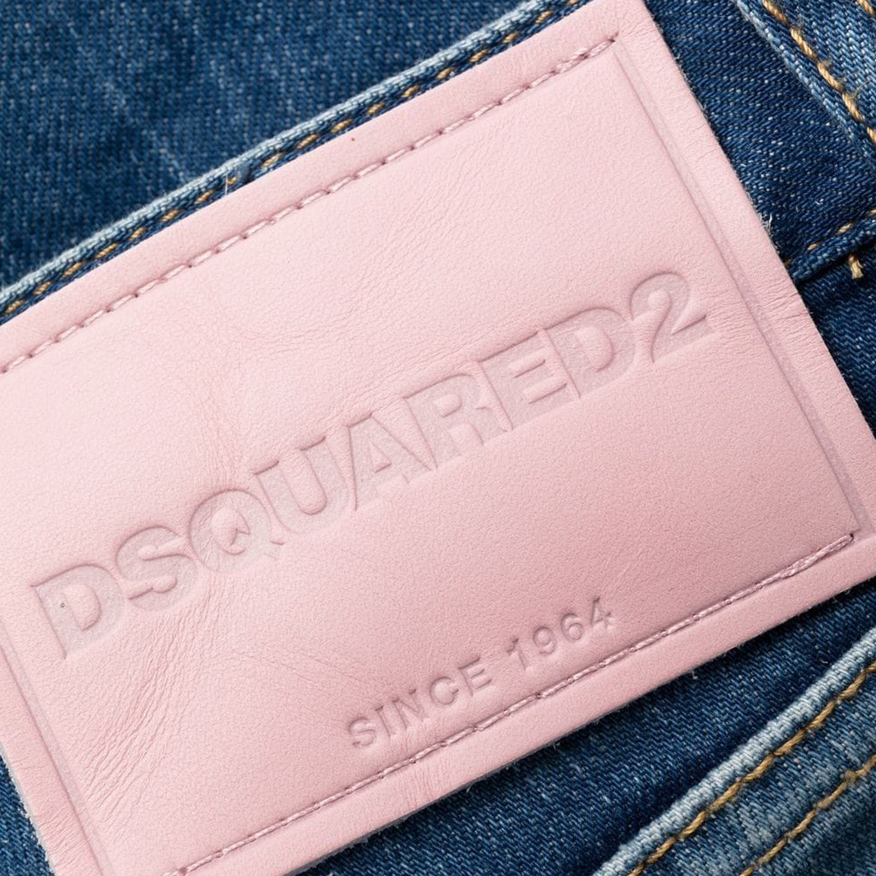 Jeans Denim Dsquared2 Jennifer Yellow Paint