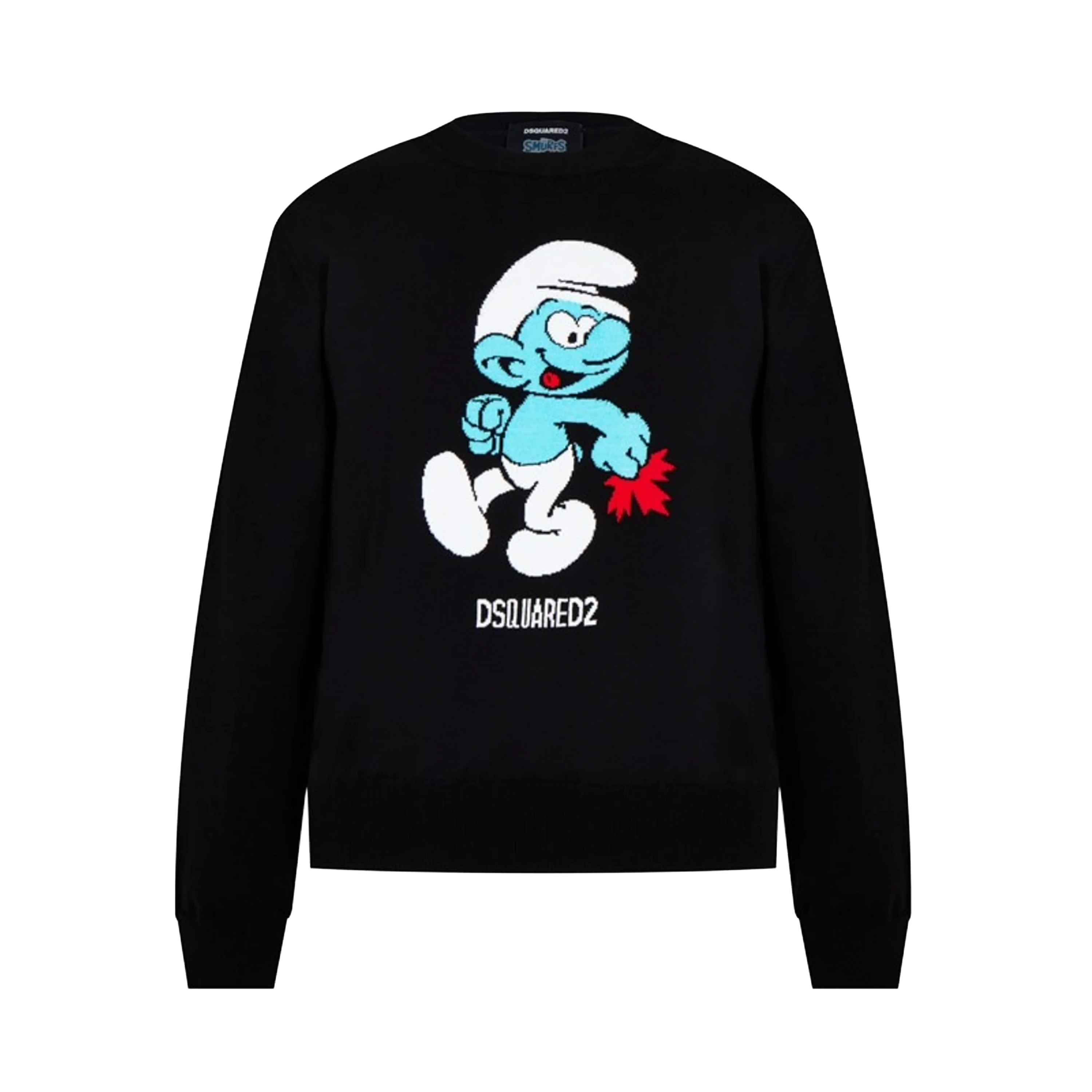 Buzo Negro Dsquared2 Smurfs