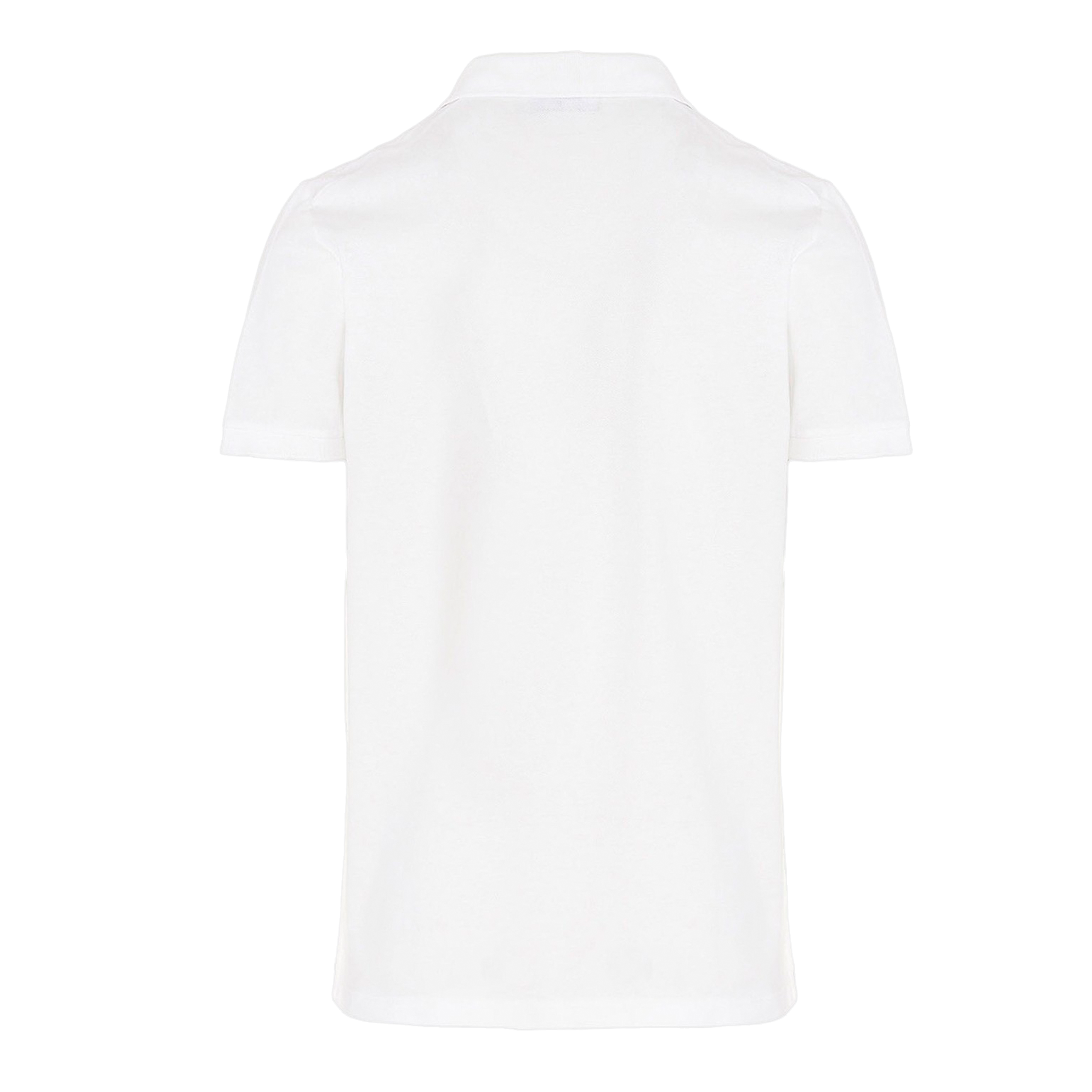 Camiseta Tipo Polo Blanca Rojo Icono Dsquared2