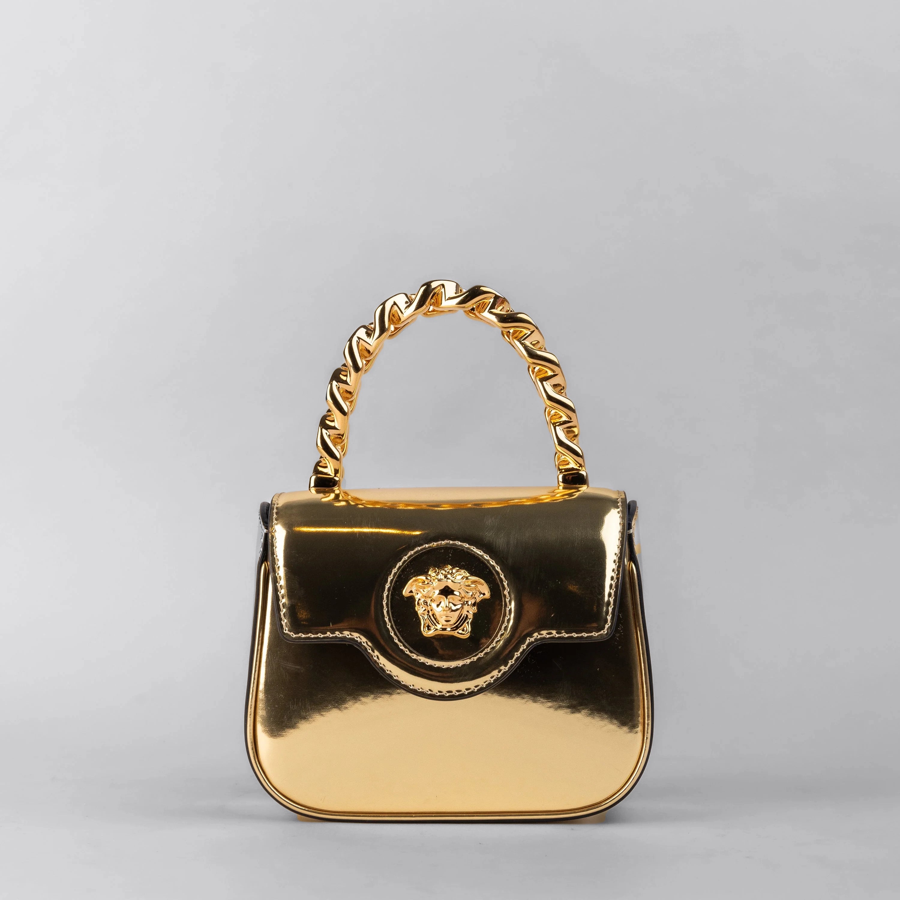 Cartera Dorada Versace Medusa
