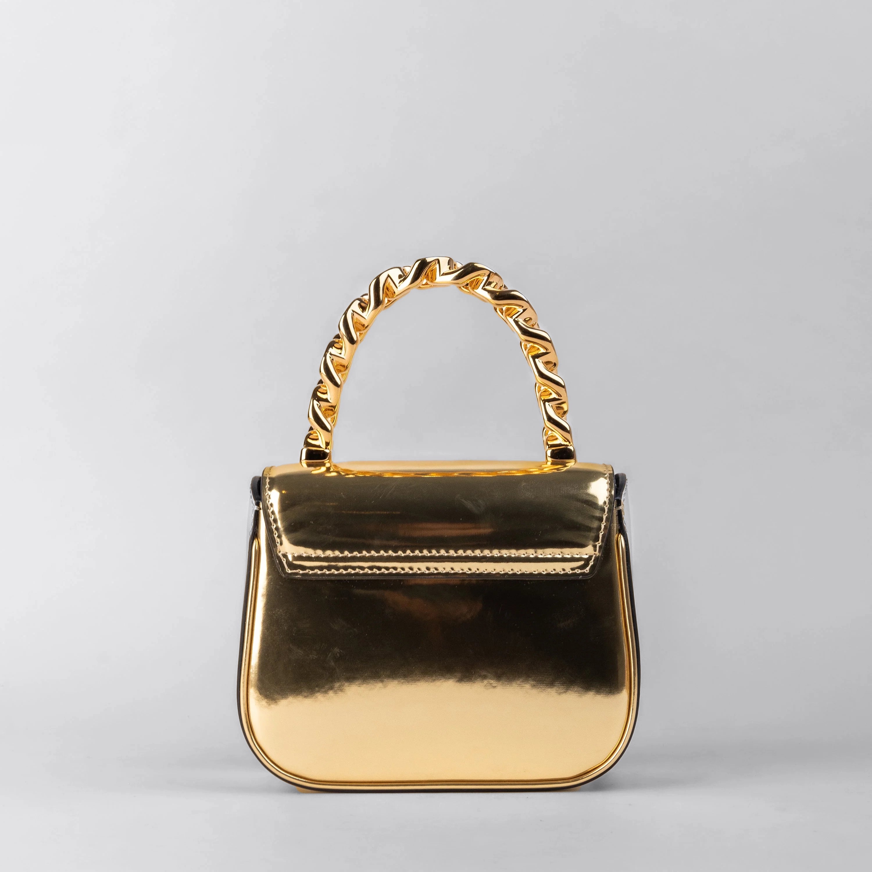 Cartera Dorada Versace Medusa