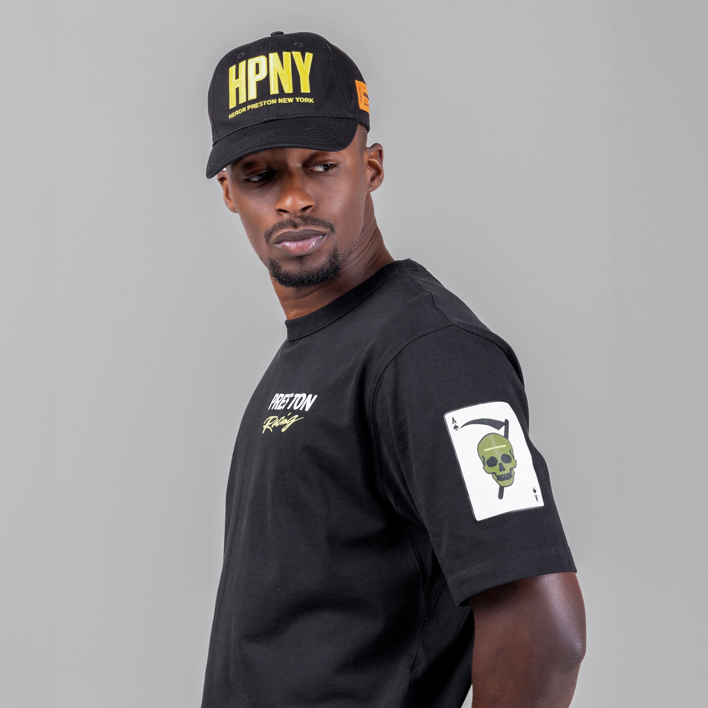 Gorra Negra Heron Preston Hpny