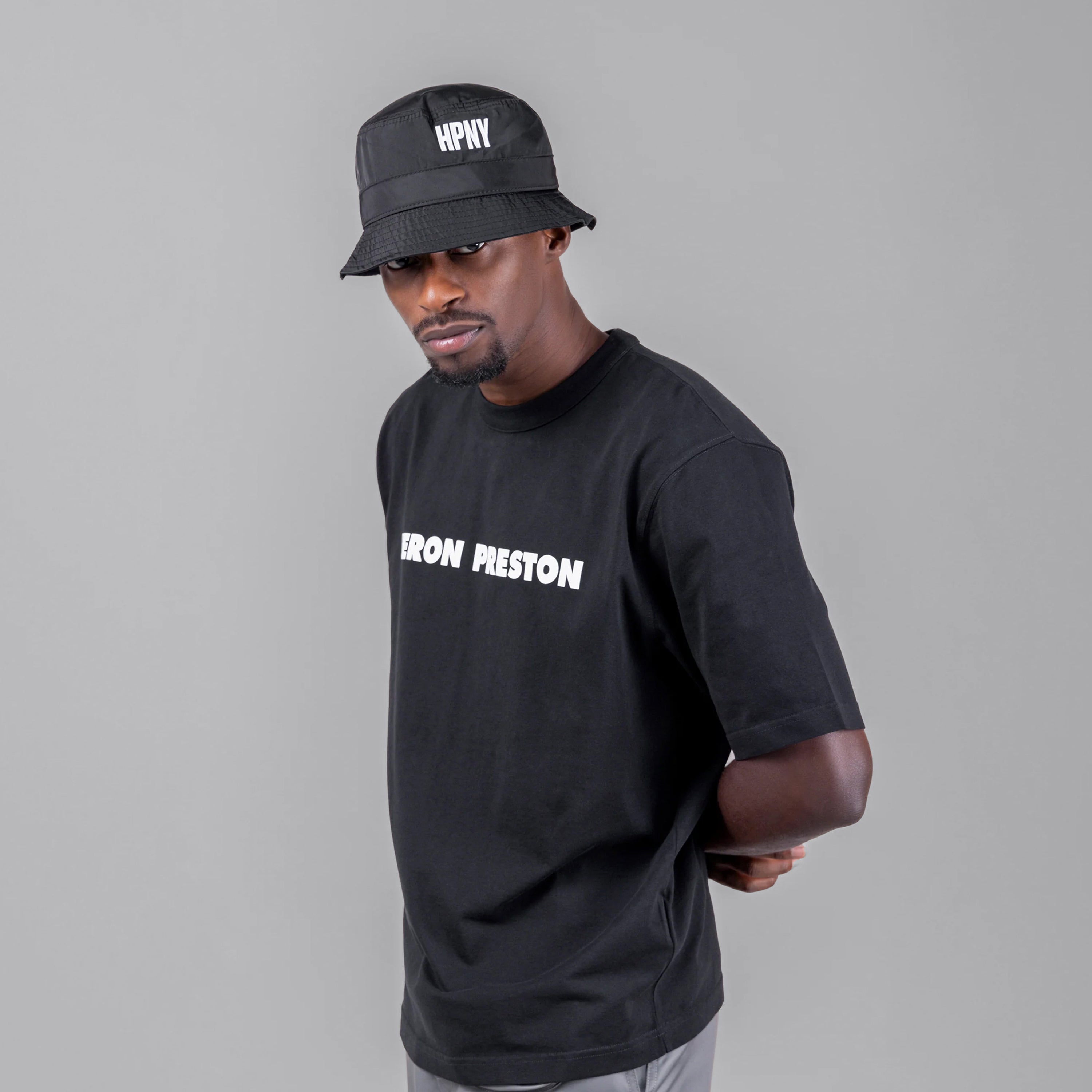 Gorro Negro Heron Preston Nylon