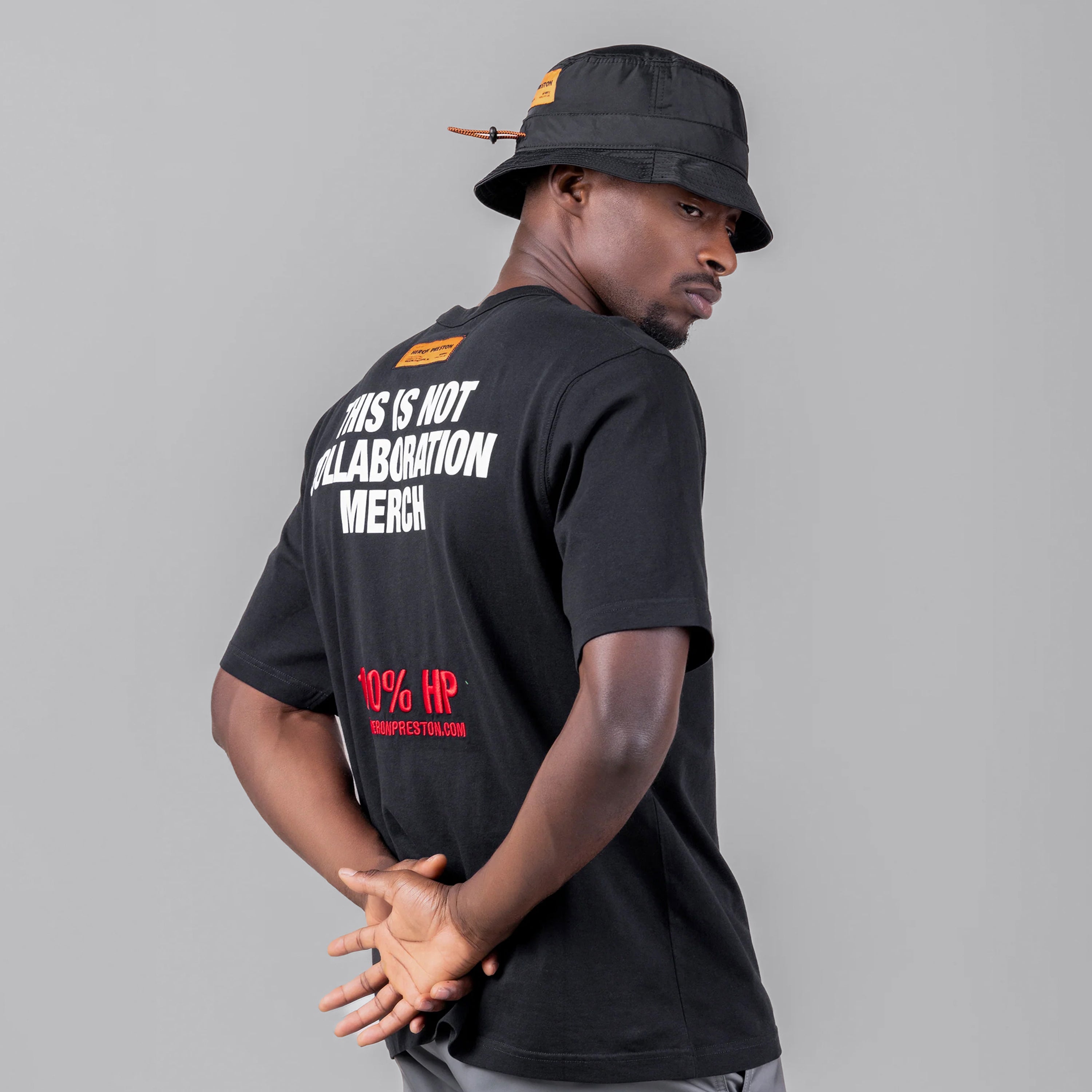 Gorro Negro Heron Preston Nylon