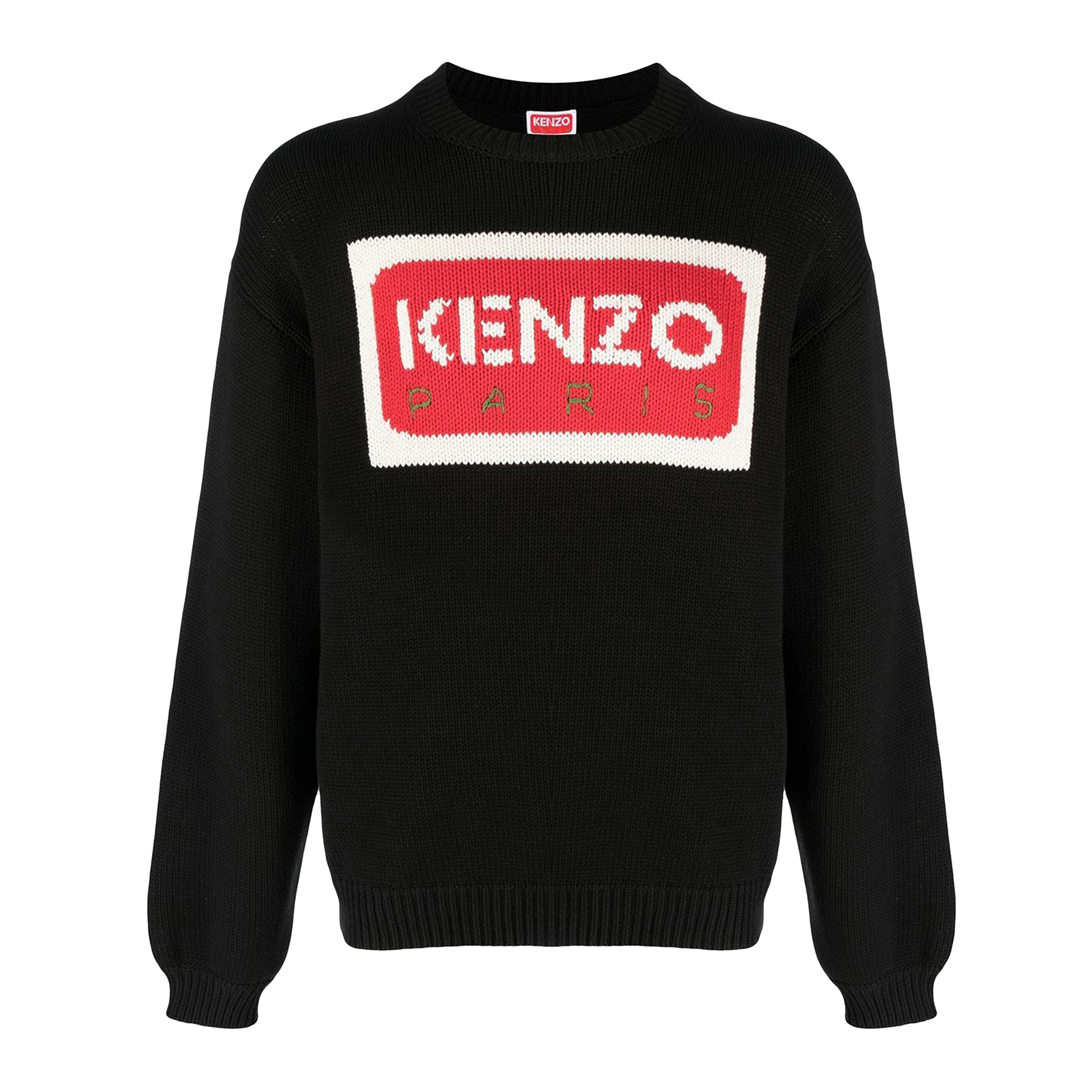 Buzo Negro Kenzo Paris Logo