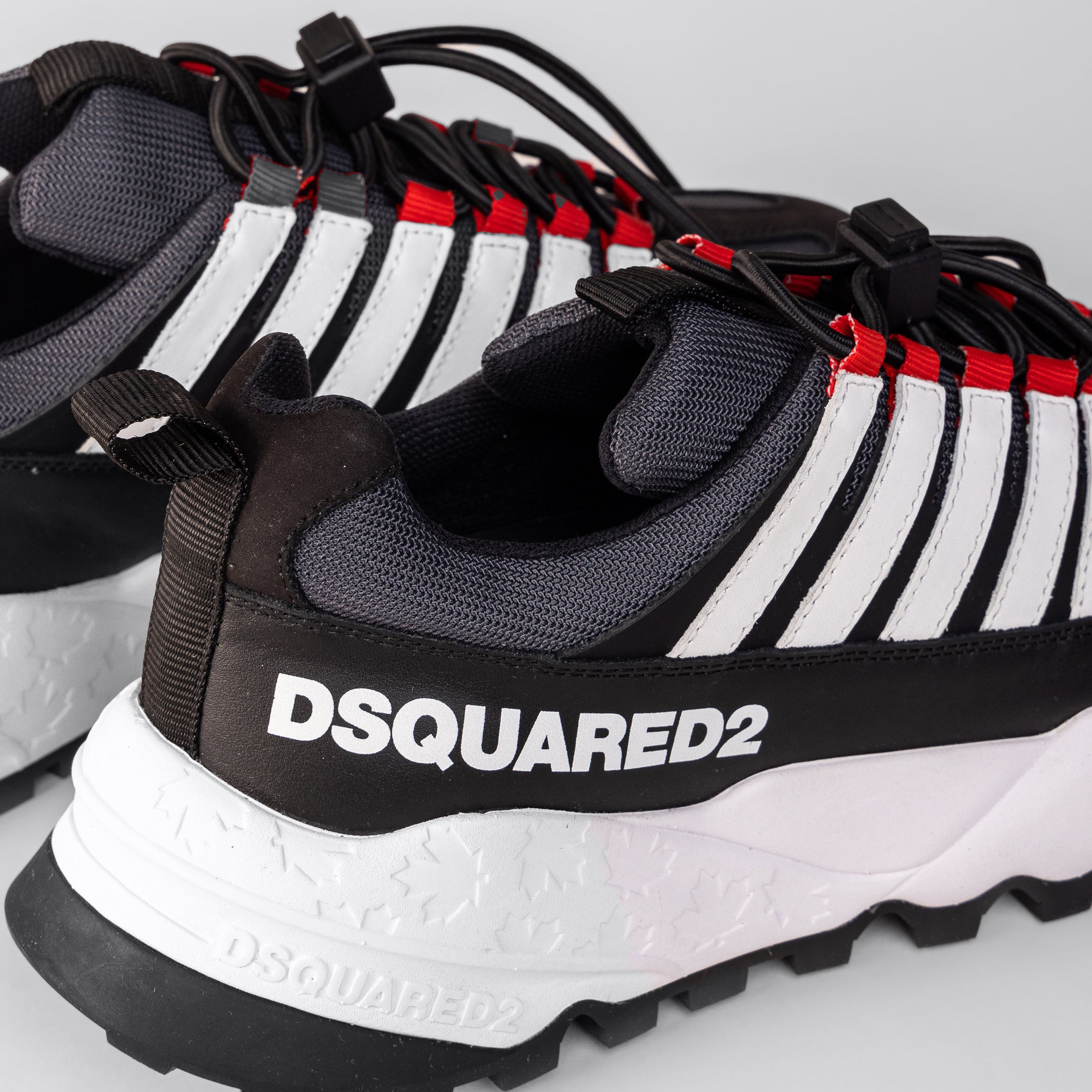 Sneakers Blanco Negro Dsquared2 Lace