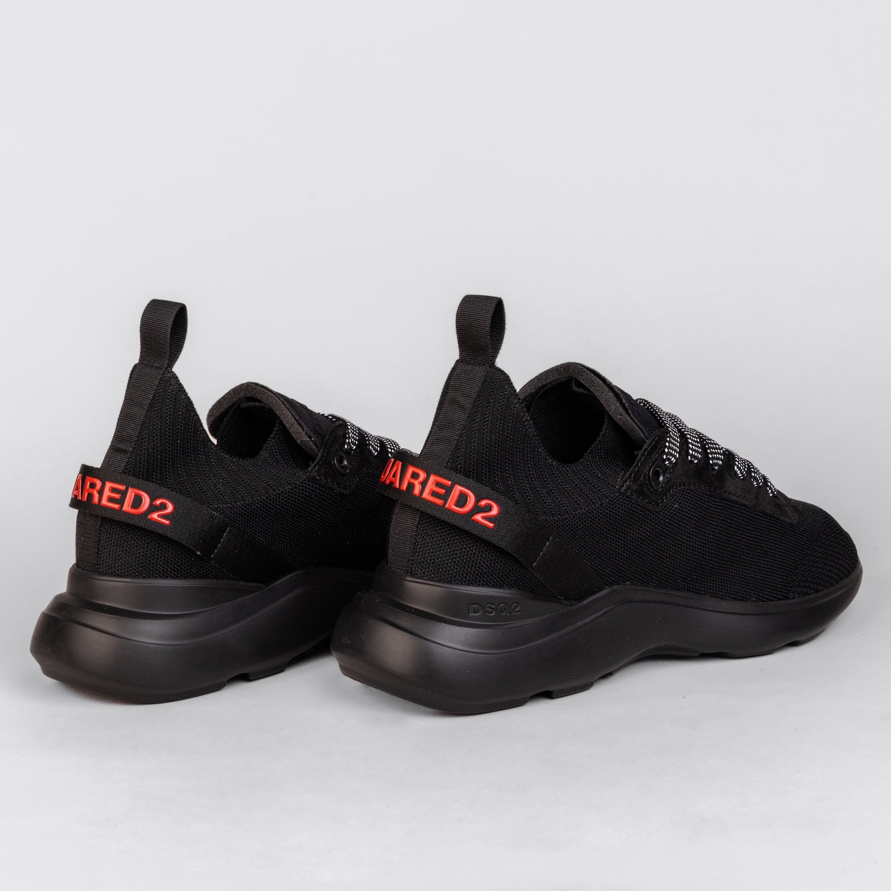 Sneakers Negro Negro Dsquared2 Lace Sock