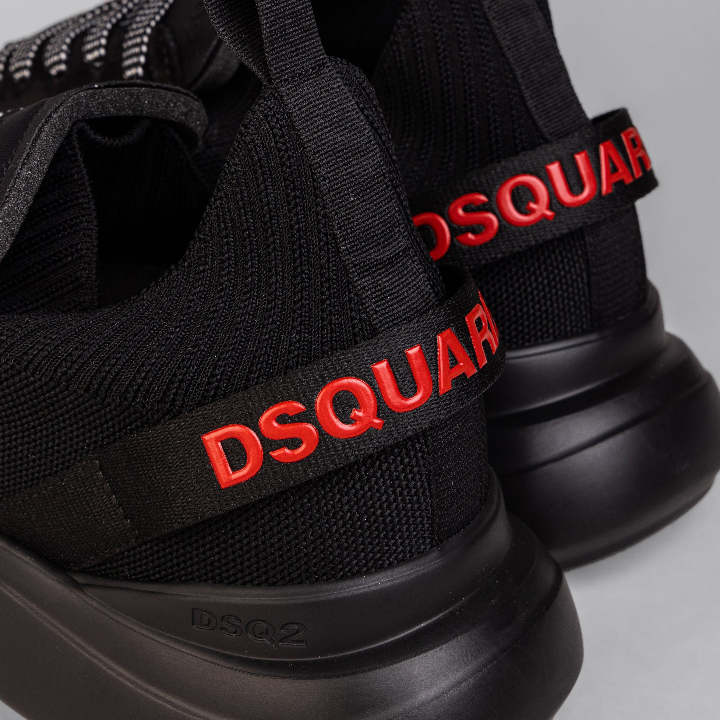 Sneakers Negro Negro Dsquared2 Lace Sock