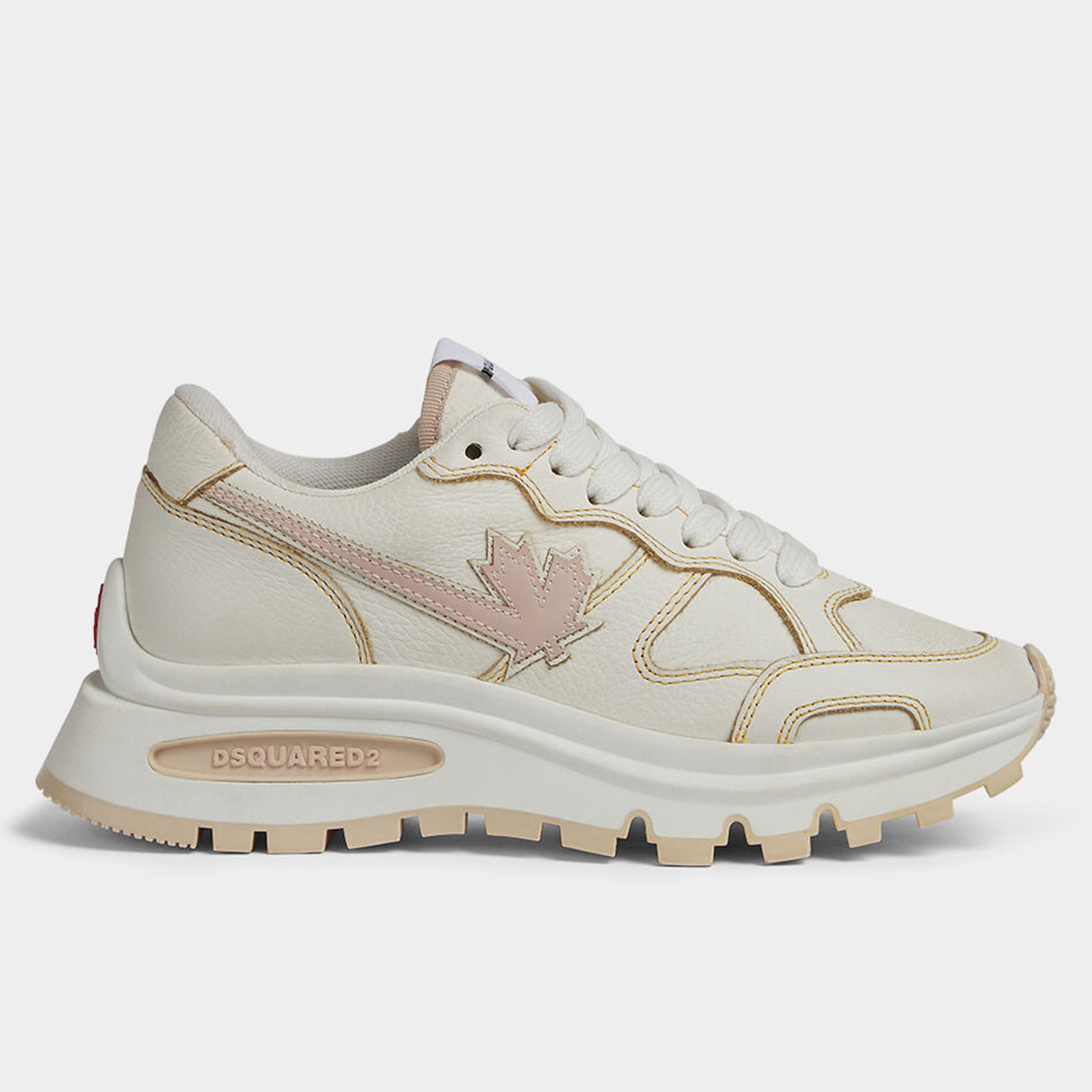 Sneakers Grey Pink Dsquared2 Panelled Bubble