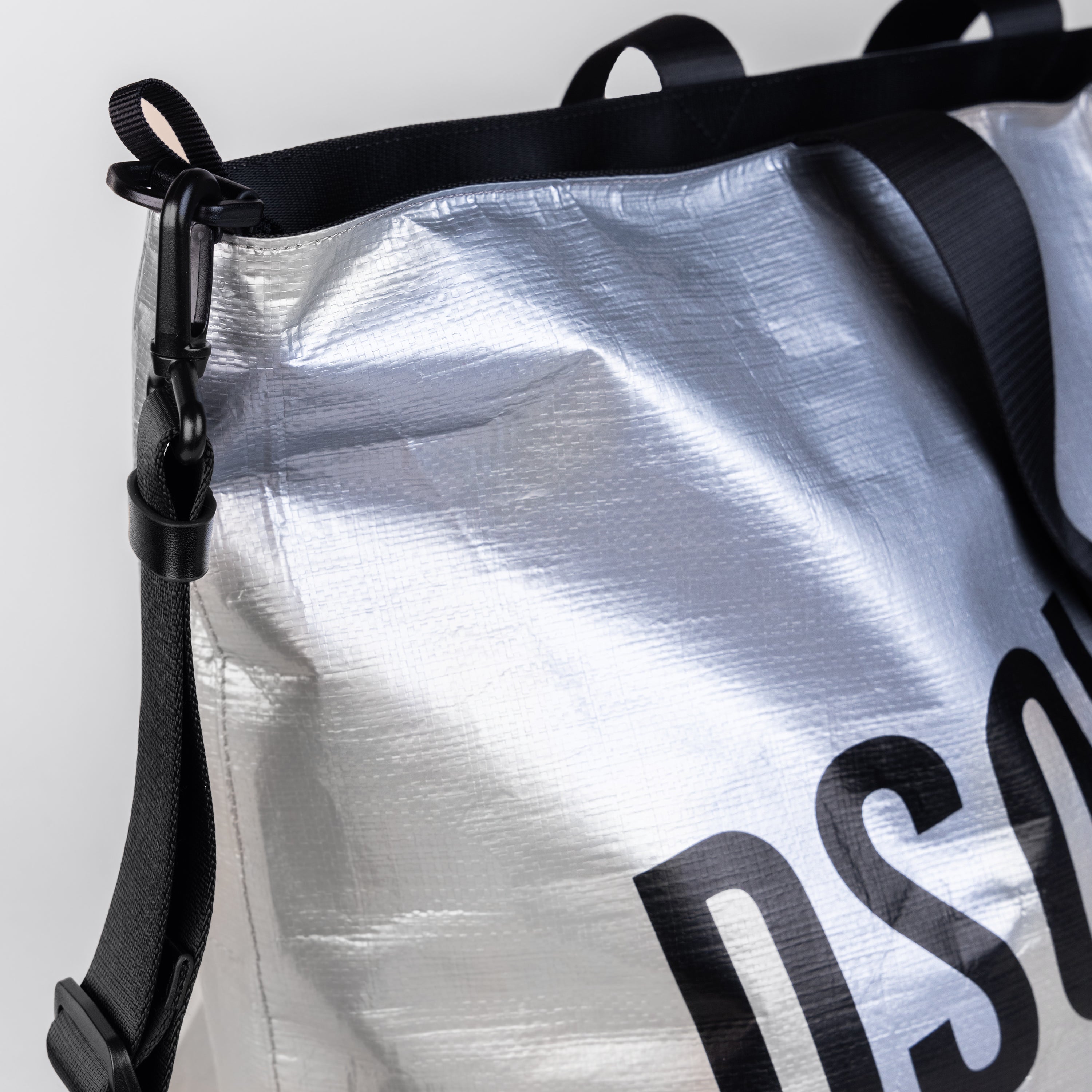 Bolso Plateado Dsquared2 Logo