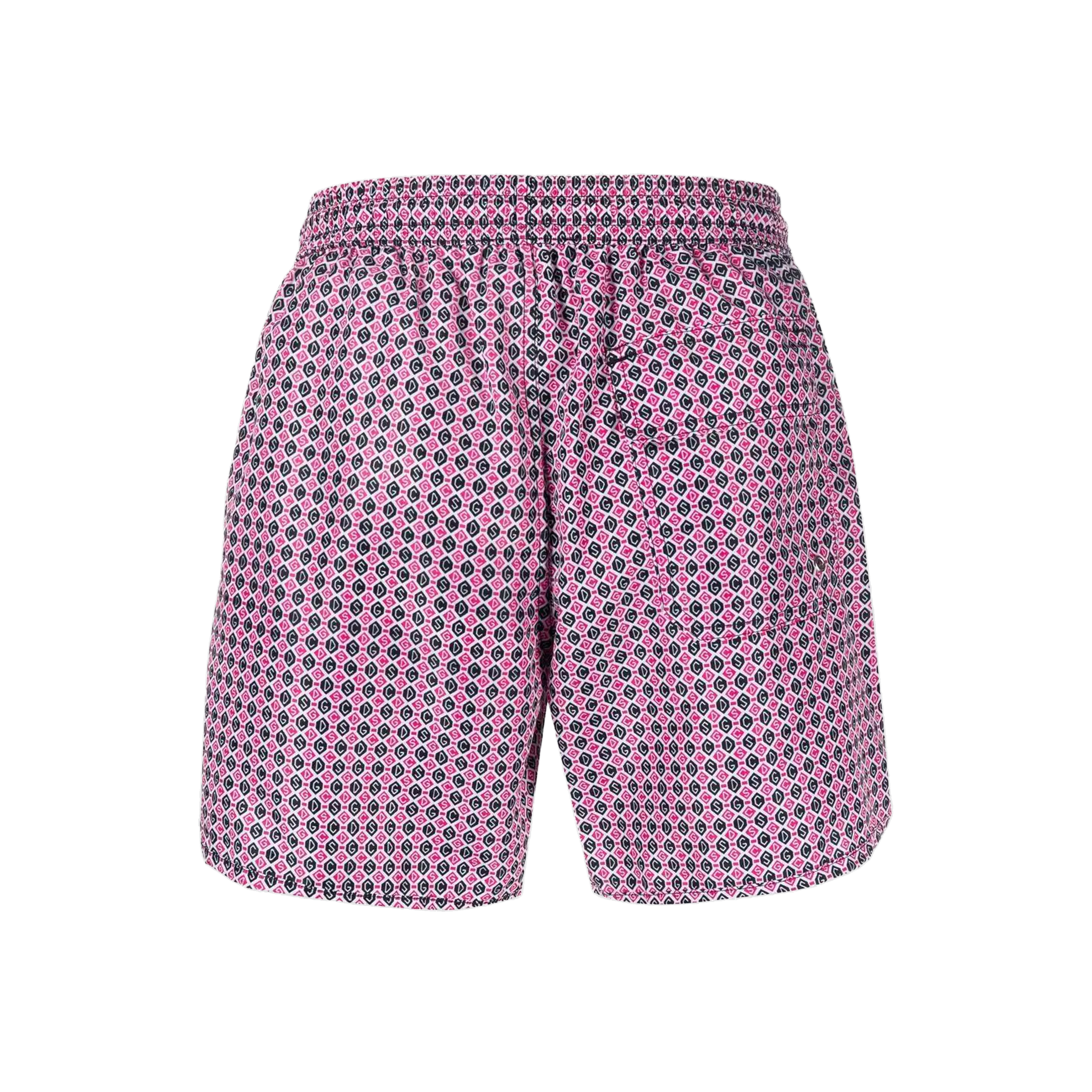 Pantaloneta Rosada GCDS Multi Mini Logo