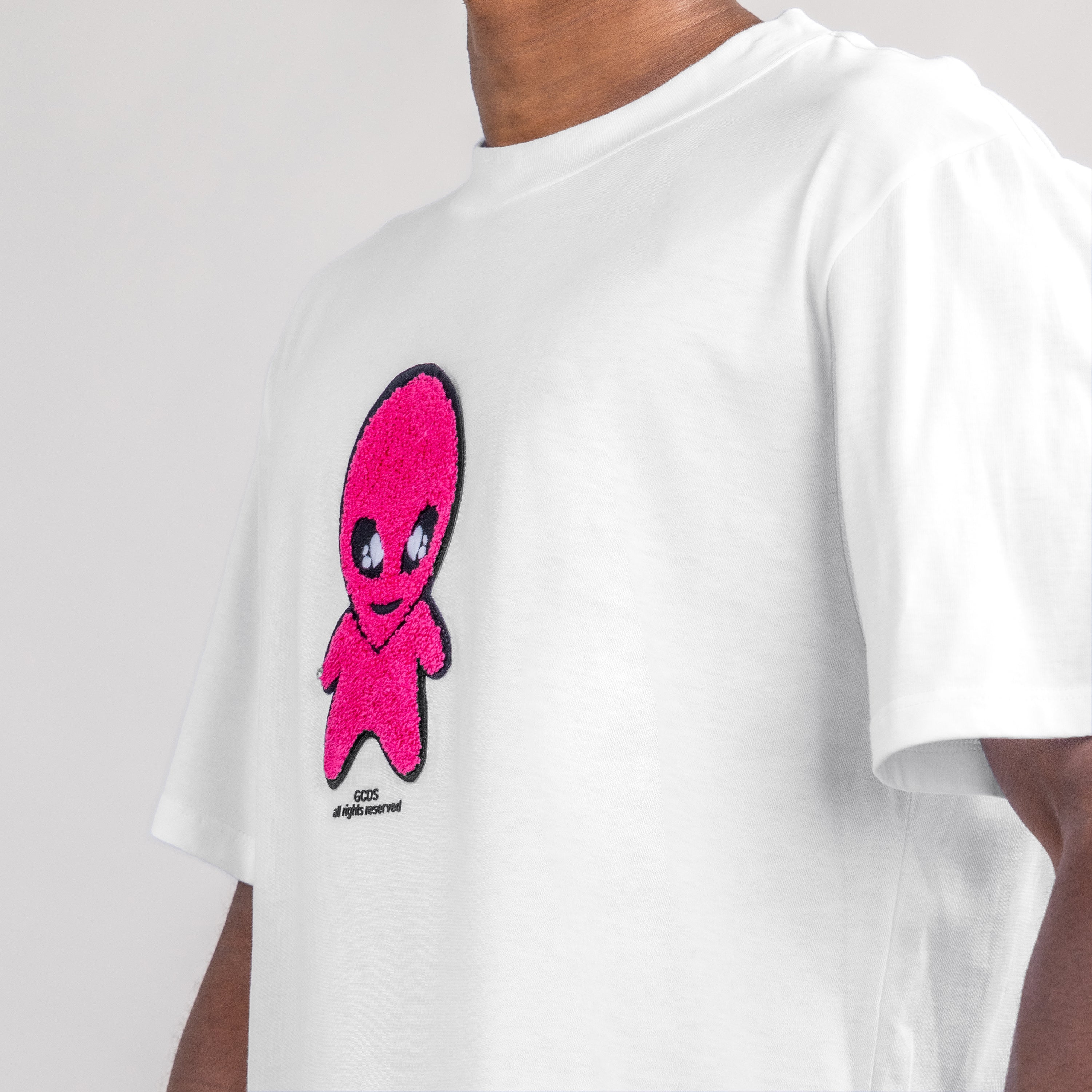 Camiseta Blanca GCDS All Rights