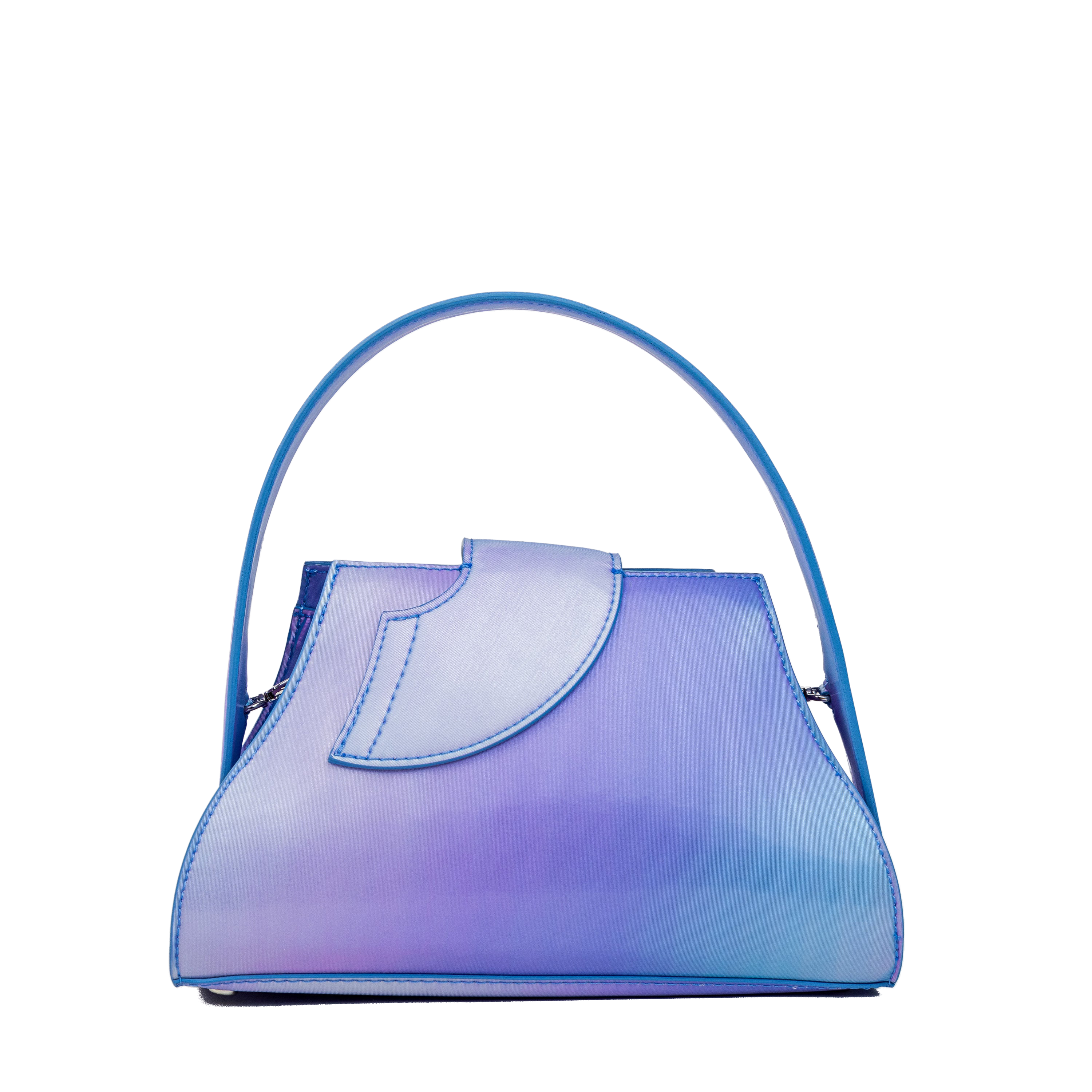 Cartera Morada GCDS Comma Holographic