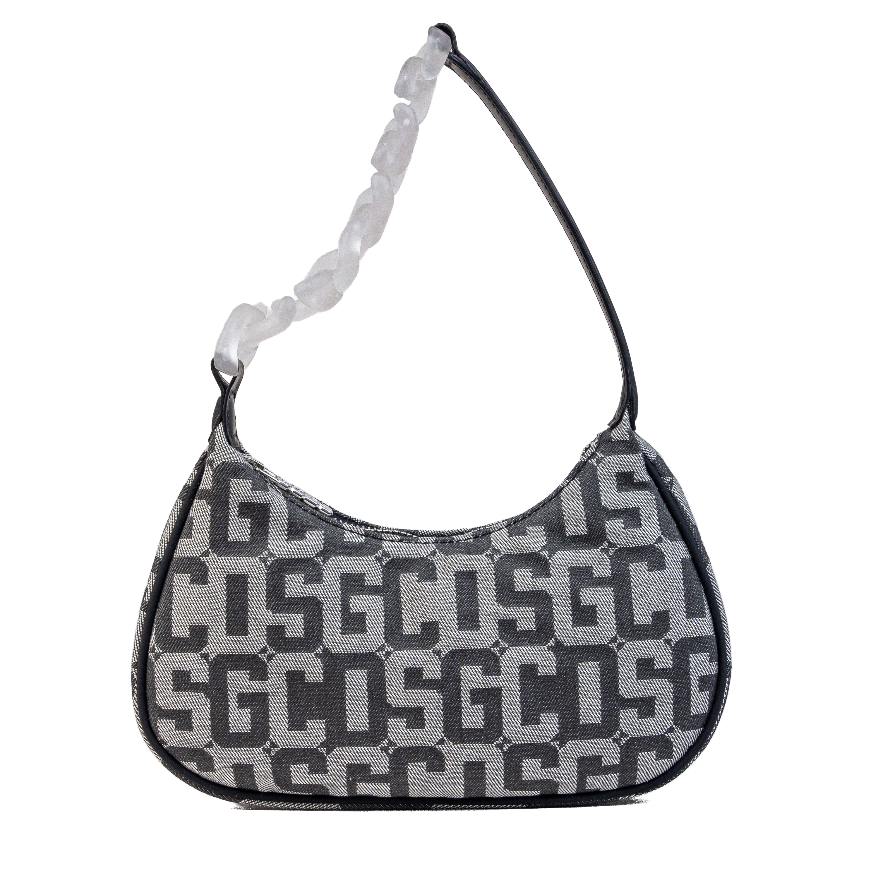 Cartera Blanca GCDS Multilogo W